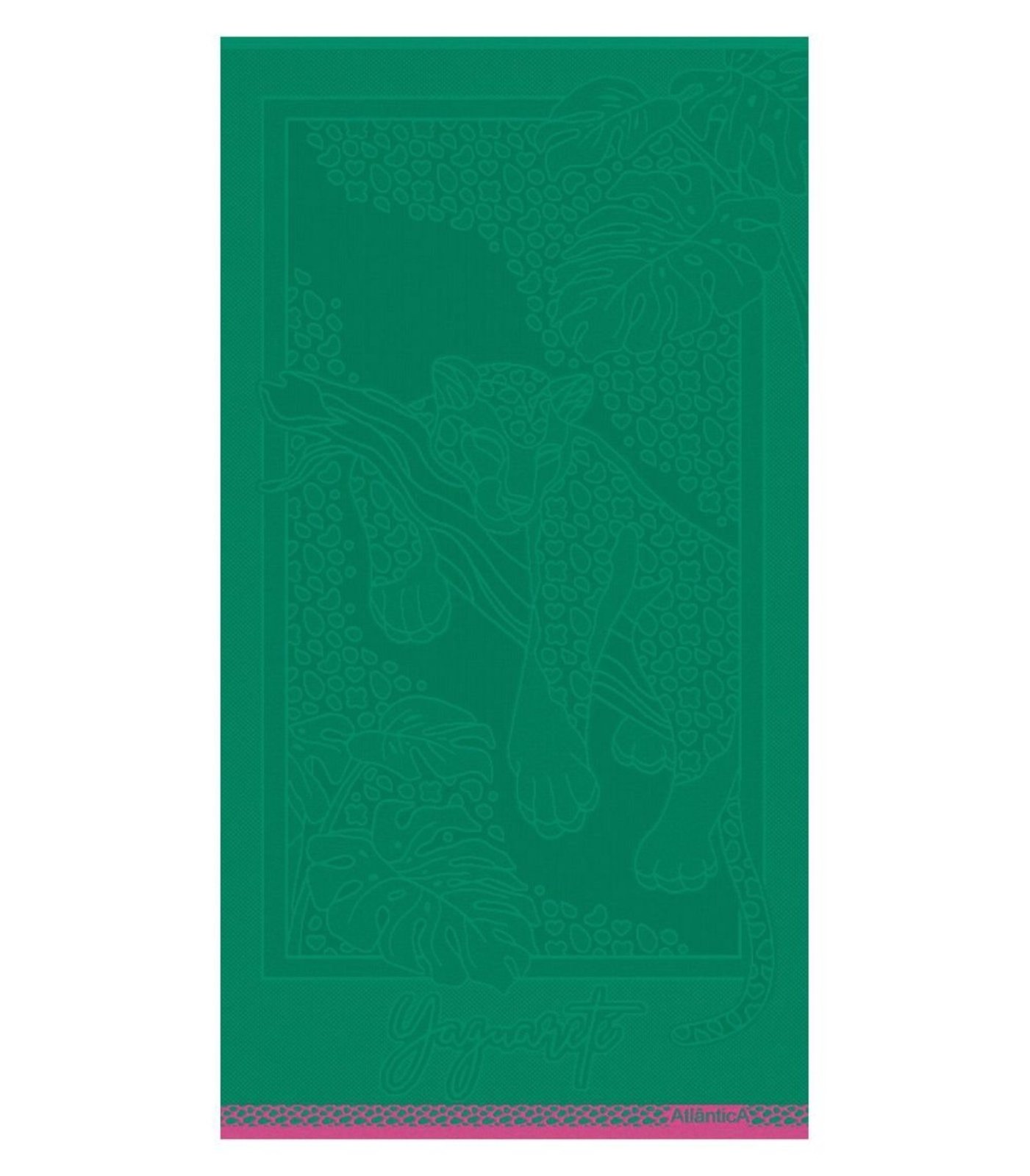 Toalha de Praia Jaquard Fio Penteado Atlântica Verde