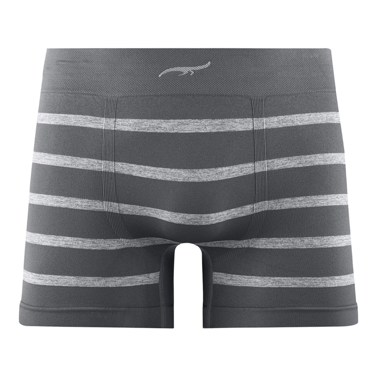 Cueca Boxer Listrada sem Costura Grafite Zee Rucci