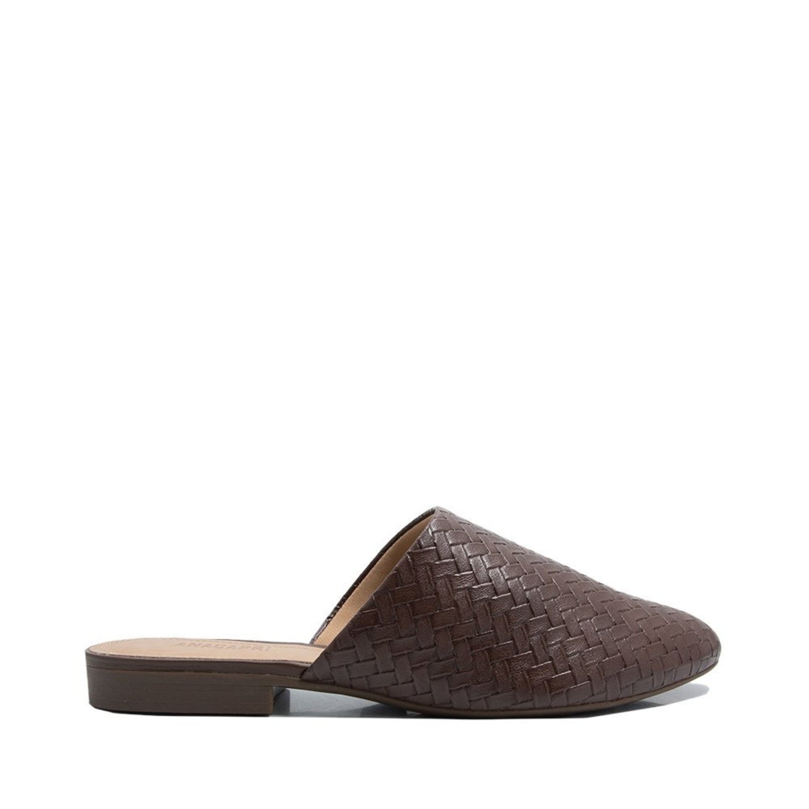Mule Anacapri Fechado Bico Fino Marrom Anacapri Marrom