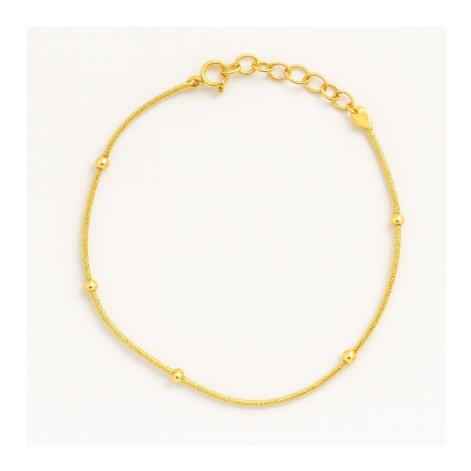 Vista 2 Pulseira Delicada Vih Triny Banhada a ouro dourado Vih Triny dourado