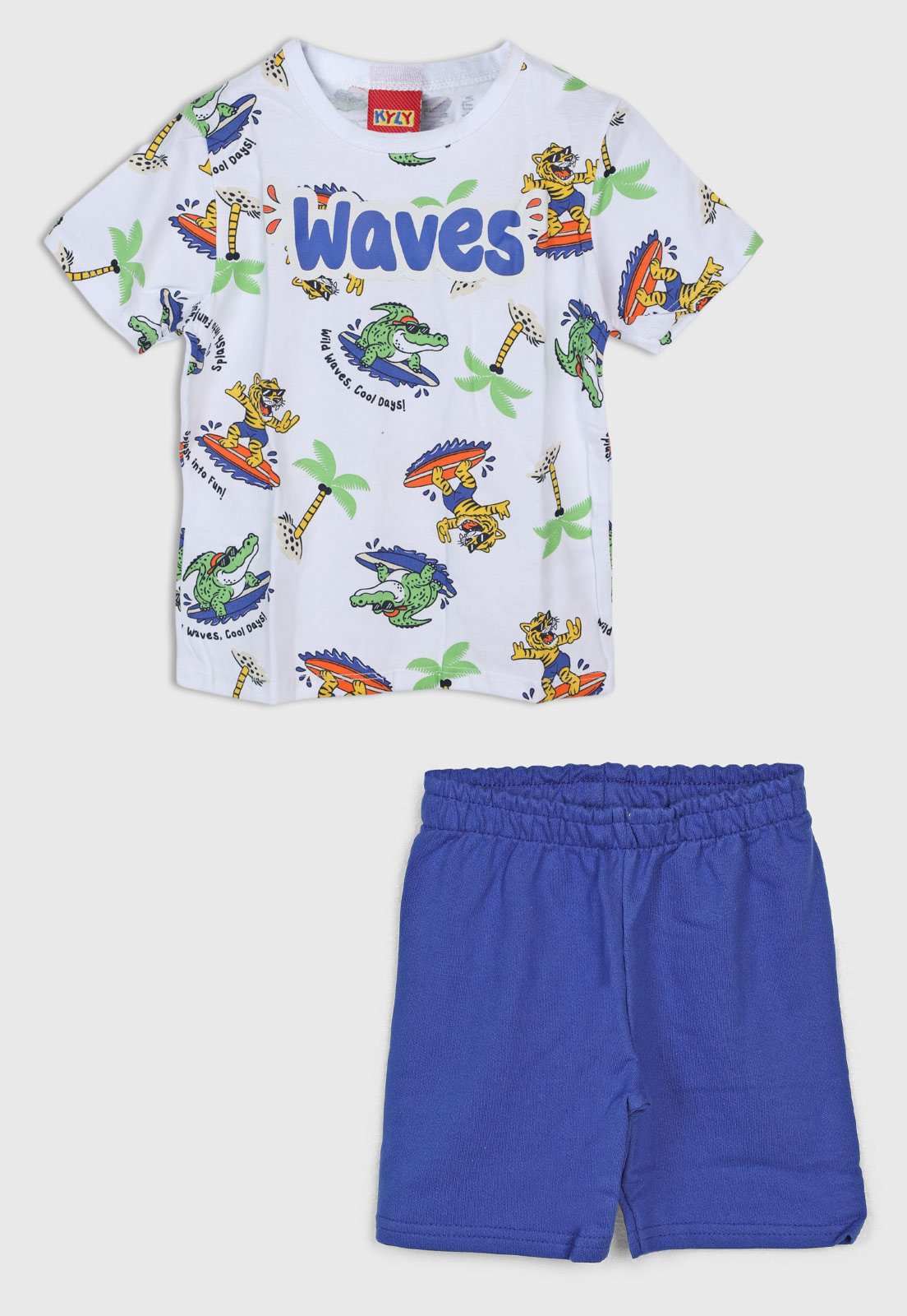 Conjunto Kyly Estampado Azul