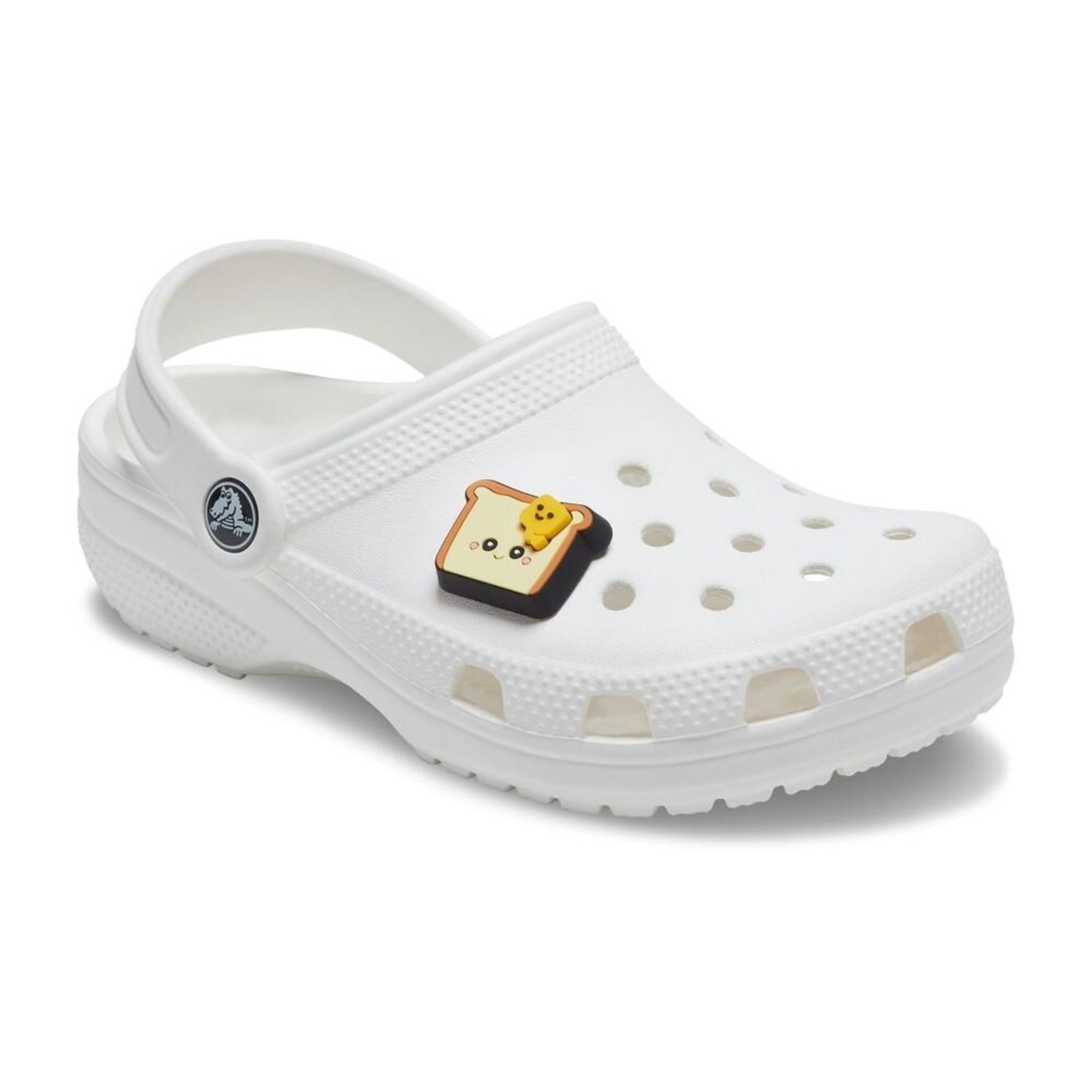 Vista 3 Infantil - Jibbitz™ Torrada Com Manteiga Crocs branco
