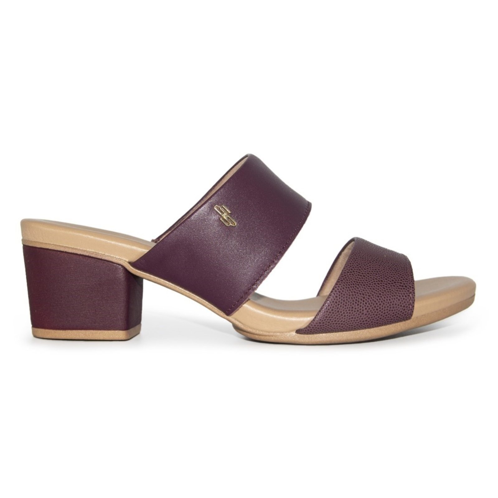 Tamanco Usaflex Feminino Salto Bloco Tresse AE3201