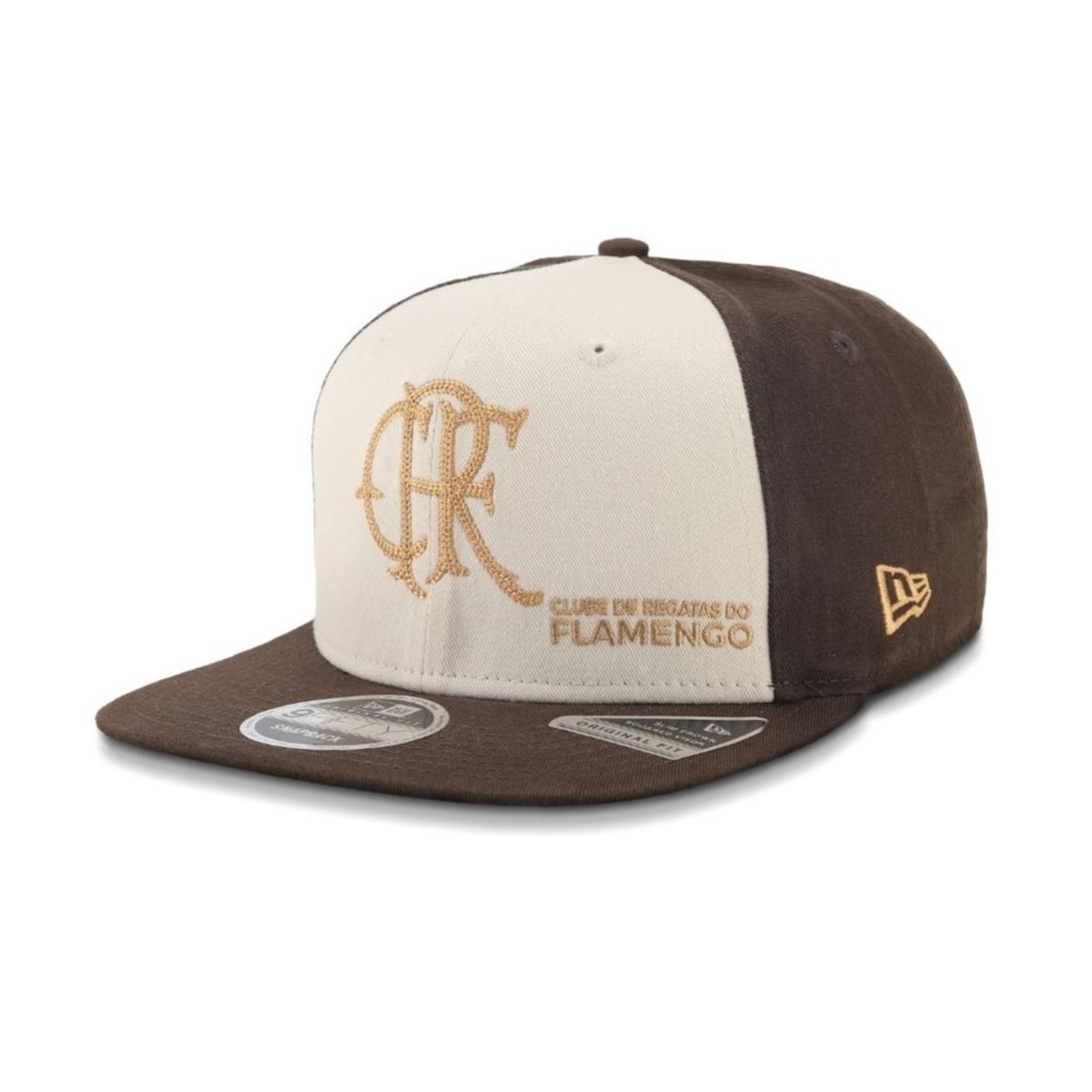Boné New Era 9fifty Original Fit Sn Flamengo Bege