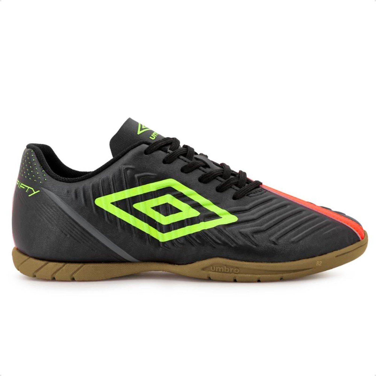 Chuteira Futsal Umbro Fifty 4 Masculino Preto