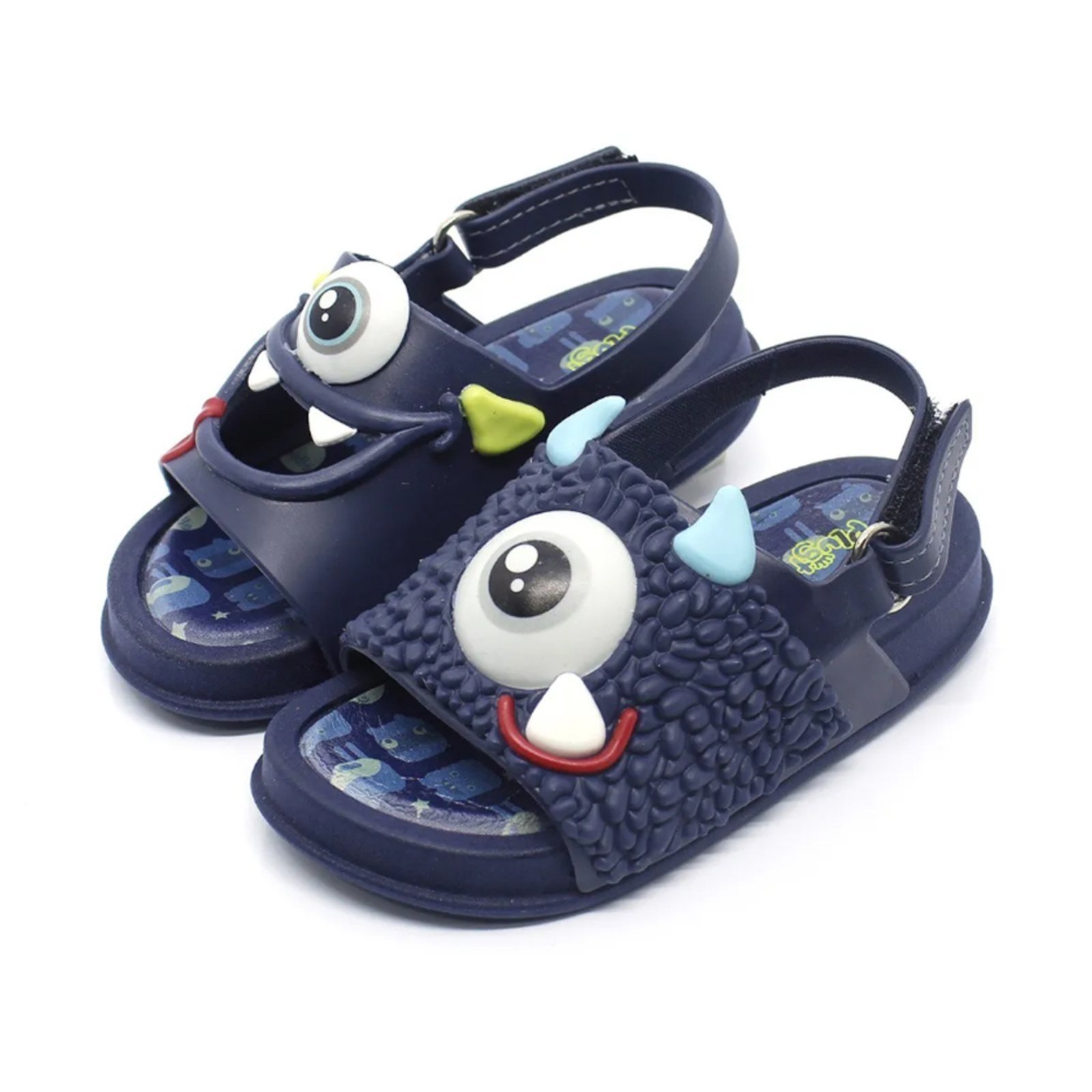 Infantil - Sandália Plugt Mini Bizz Menino Monstro Marinho