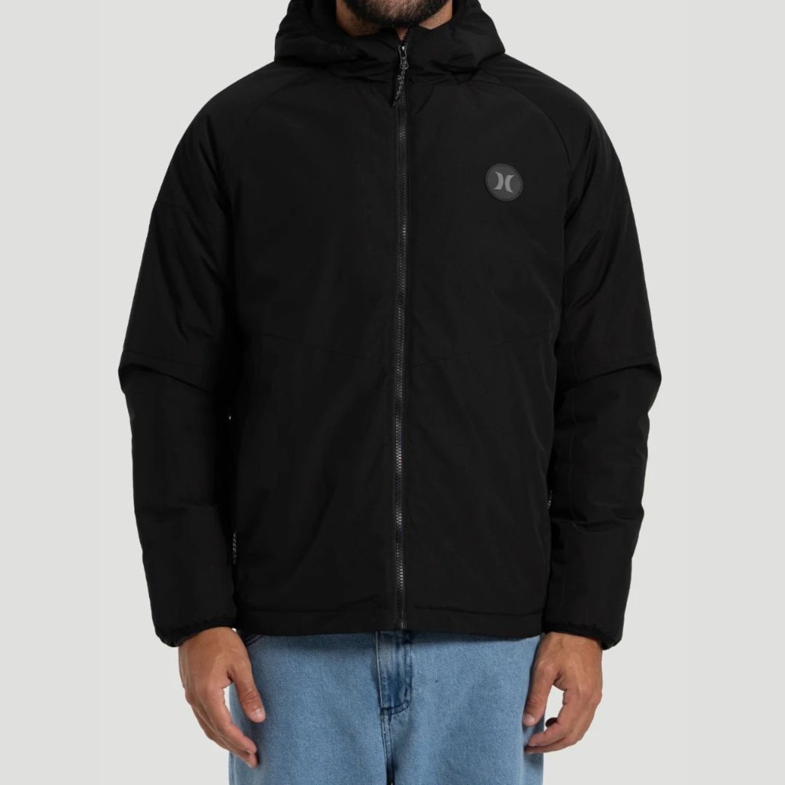 Jaqueta Hurley Earth Forrada - PRETO