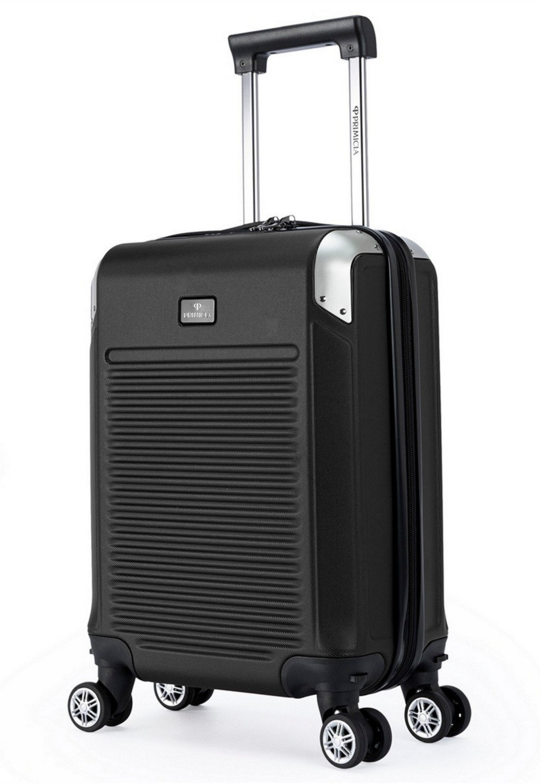 Mala de Viagem Primicia Preto PP Bordo Anac TSA Roda 360 Resistente ABS