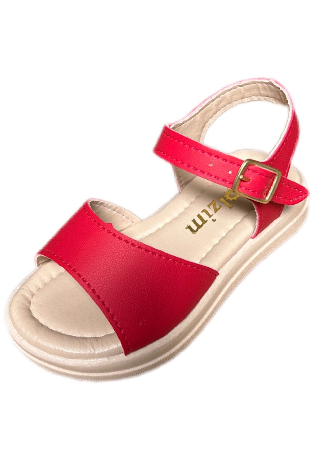Infantil – Sandalia menina Gaspea para meninas Solzim Vermelha
