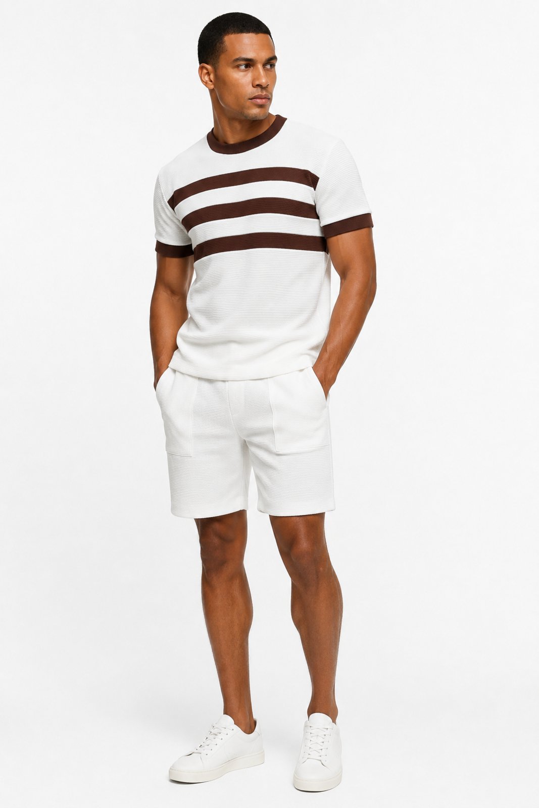 Infantil - Conjunto Masculino Verão D Bell Outlet Fashion Branco