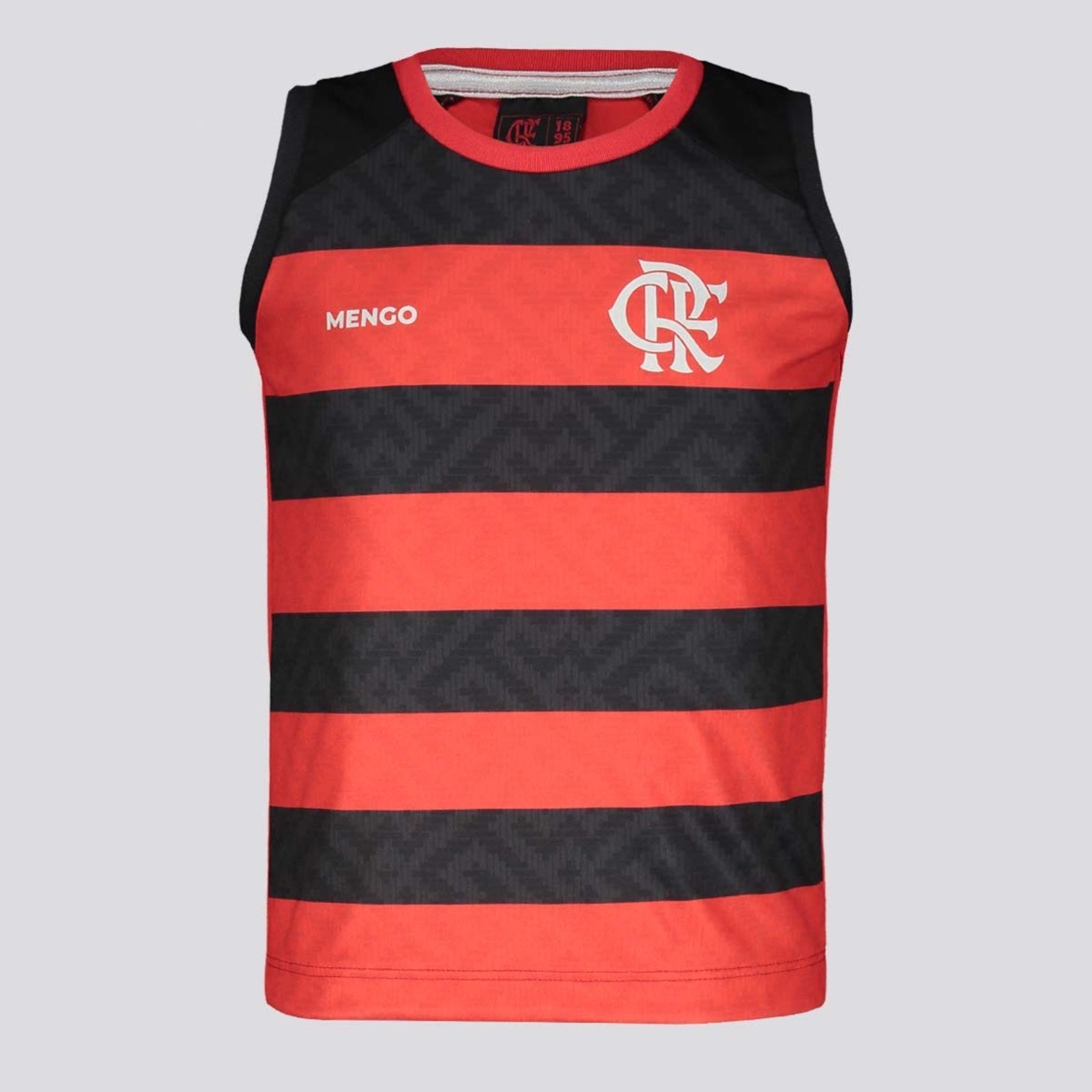 Regata Flamengo Nós Preta e Vermelha