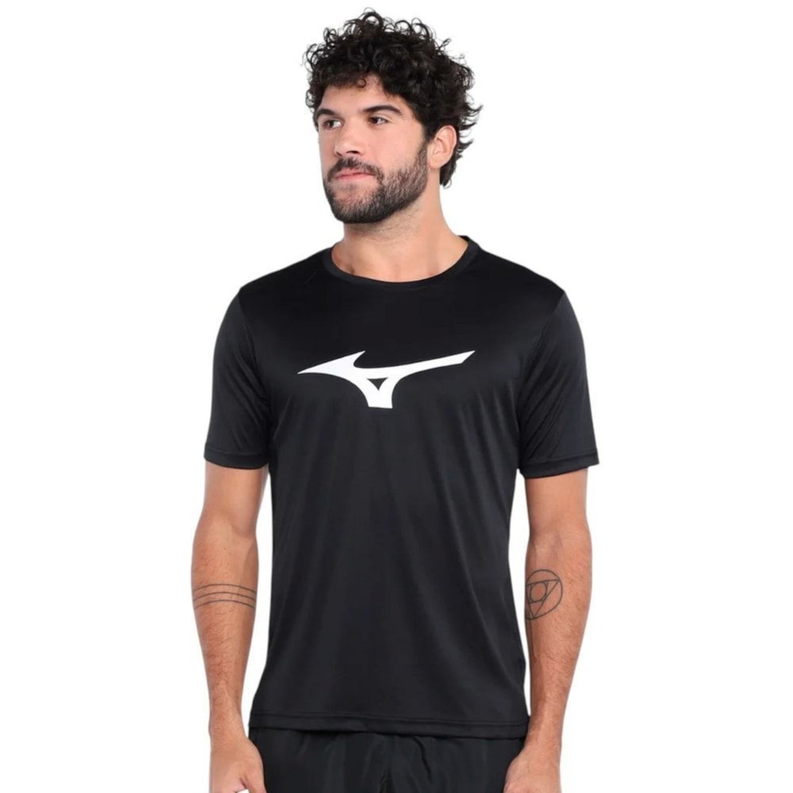 Camiseta Mizuno Run Spark Masculina - Preto - mizuno