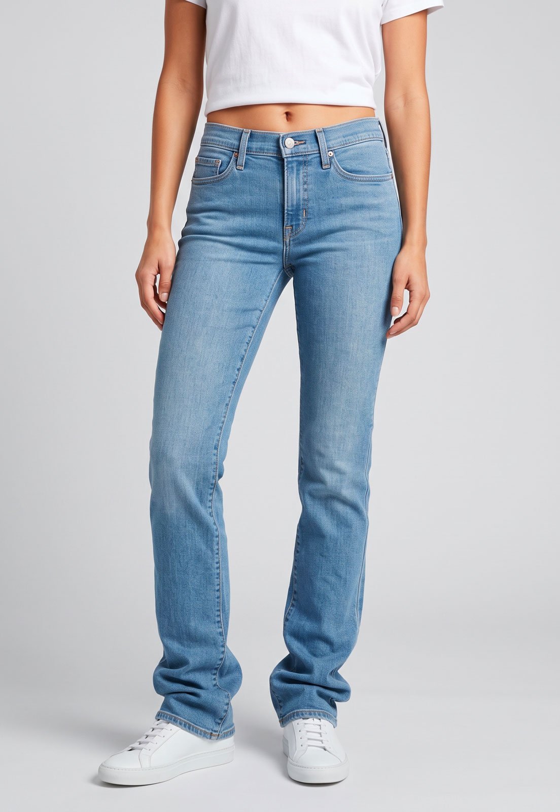 Calça Jeans Feminina Levis 315 Shaping Boot Azul