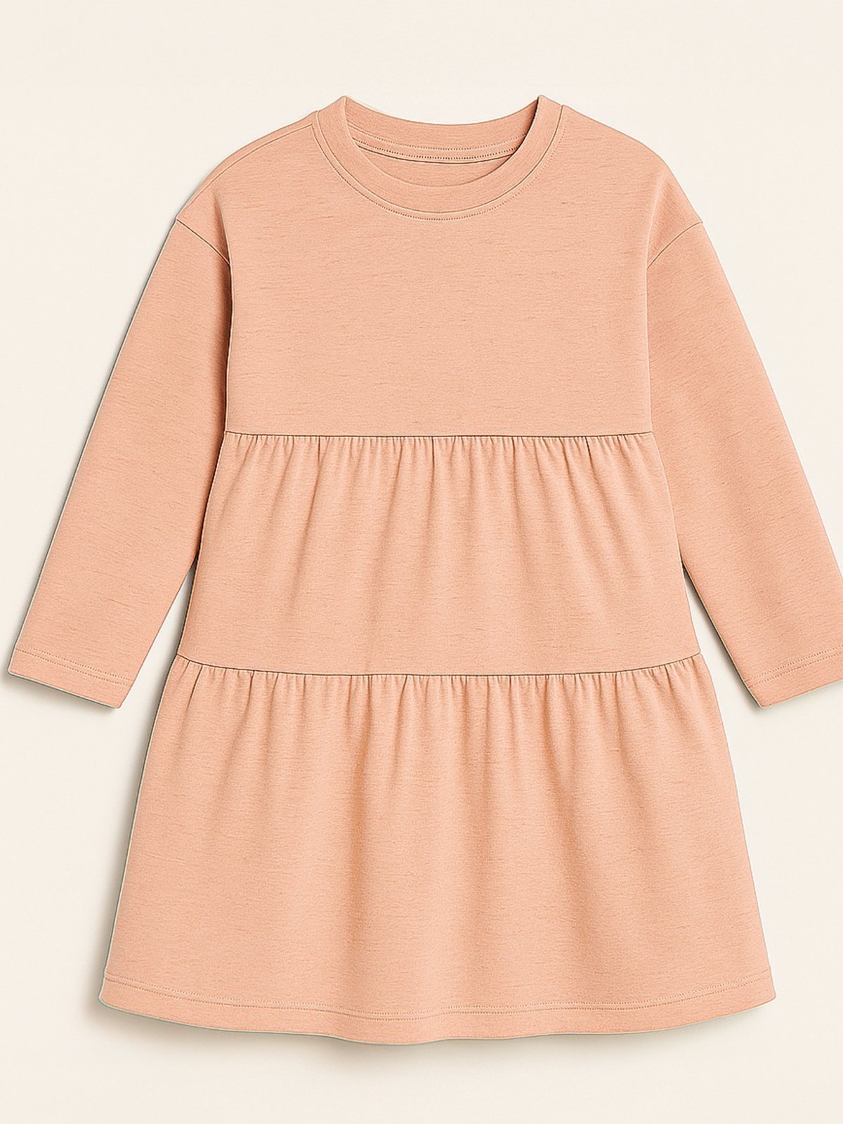 Vista 3 Infantil - Vestido Bugbee Curto Marias em Meia Melha e Linho azul Bugbee azul
