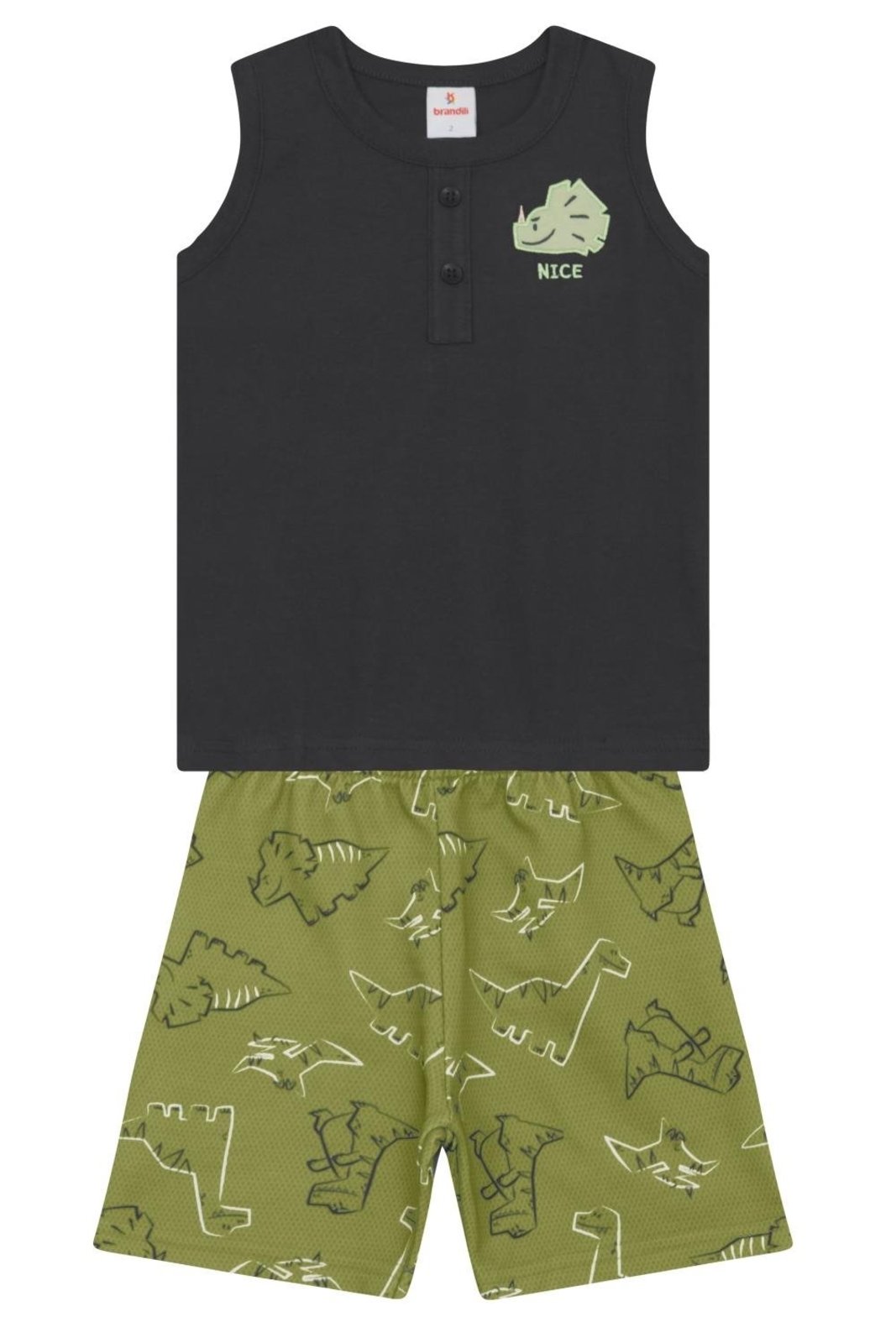Infantil - Conjunto menino em meia malha Brandili