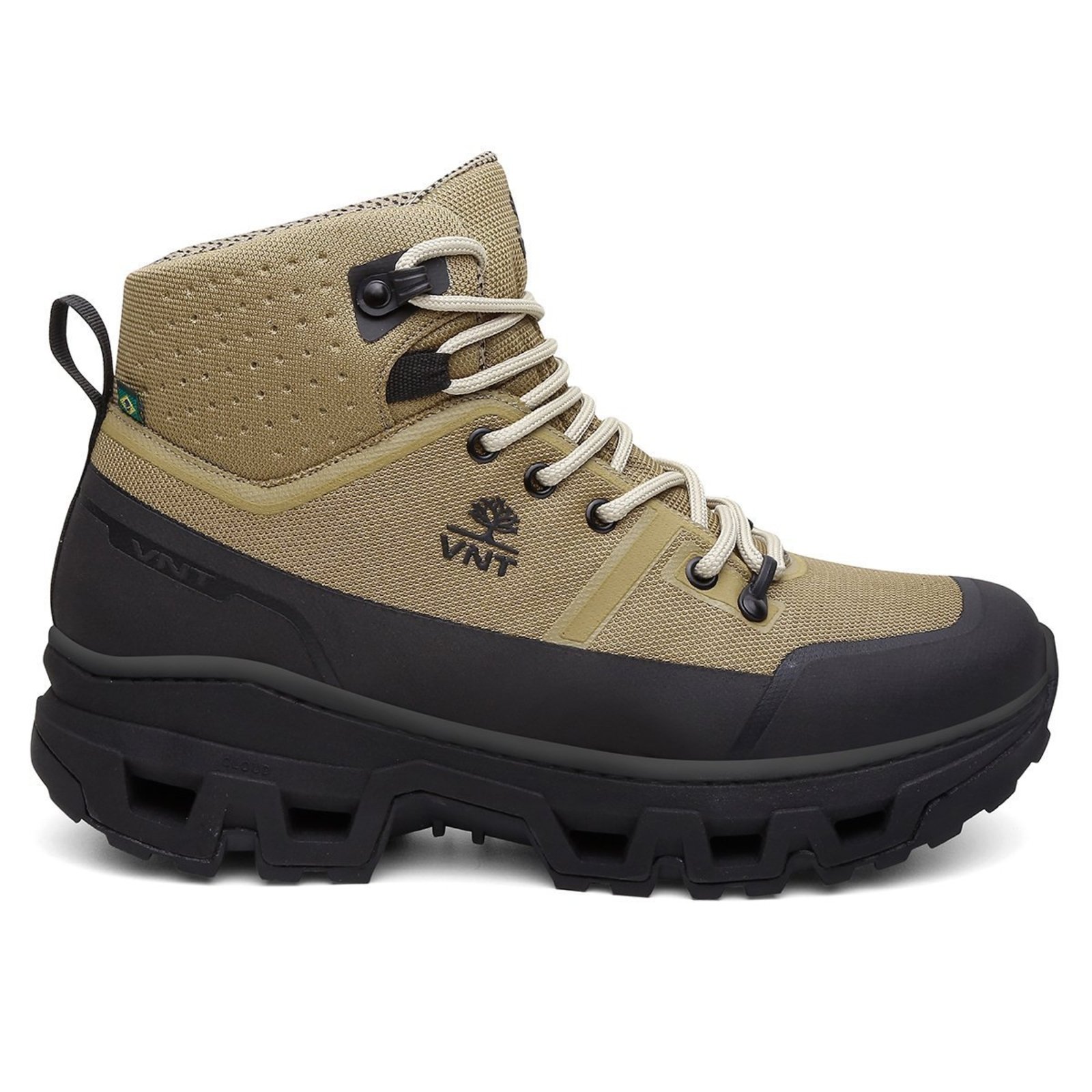 Bota Coturno Adventure Nylon TPU Respirável Tecnologia Flutue Gorpcore Trilha Ocre