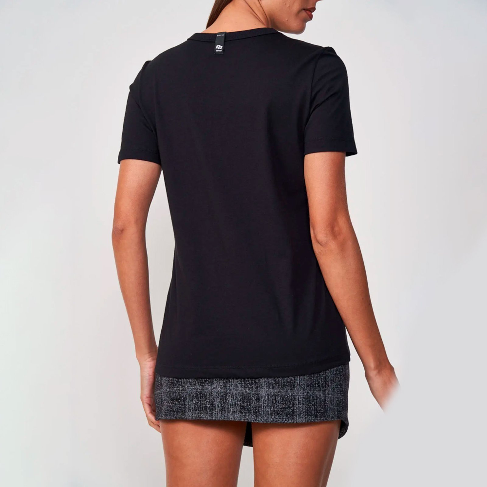Vista 3 Camiseta Colcci Original In25 Feminino preto Colcci preto