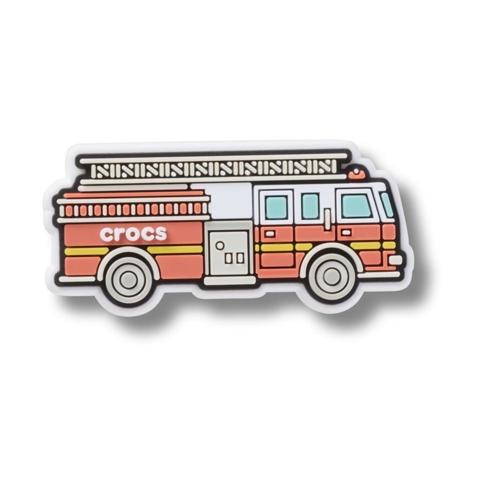 Infantil - Jibbitz™ Caminhão de Bombeiros Único Branco