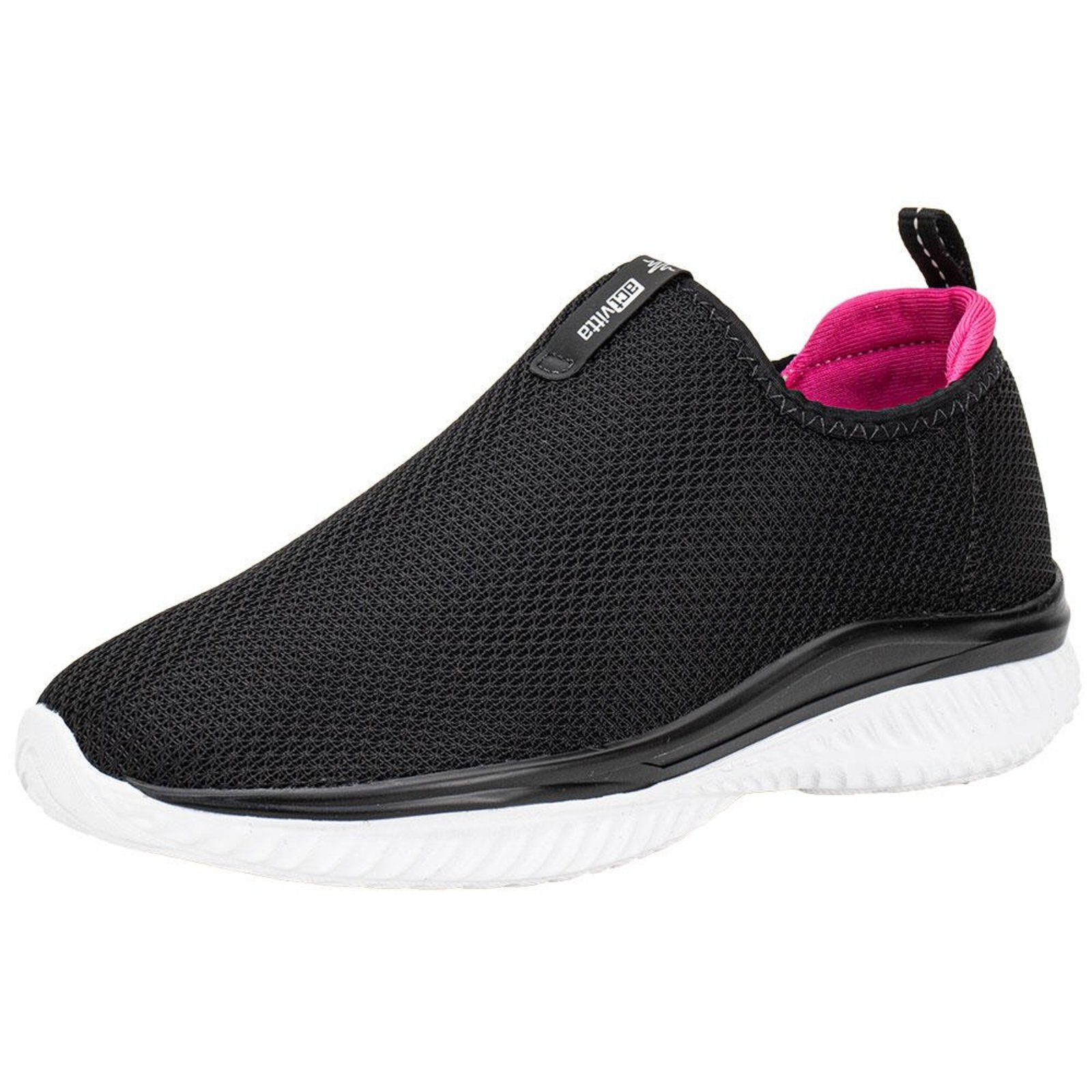 Tênis Feminino Slip On Actvitta 4858100 0448581 Preto