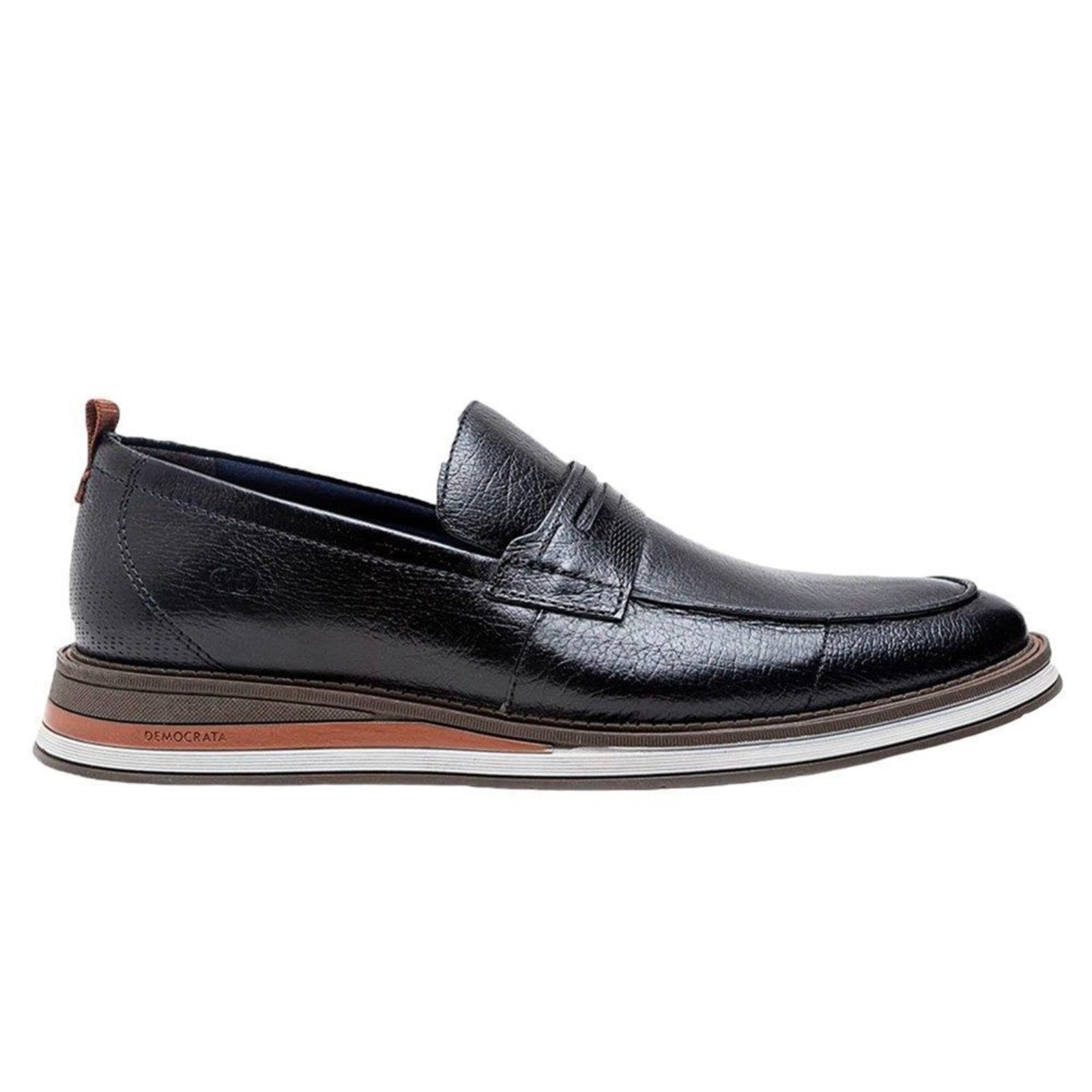 Sapato Democrata Metropolitan Type Masculino - Preto - democrata