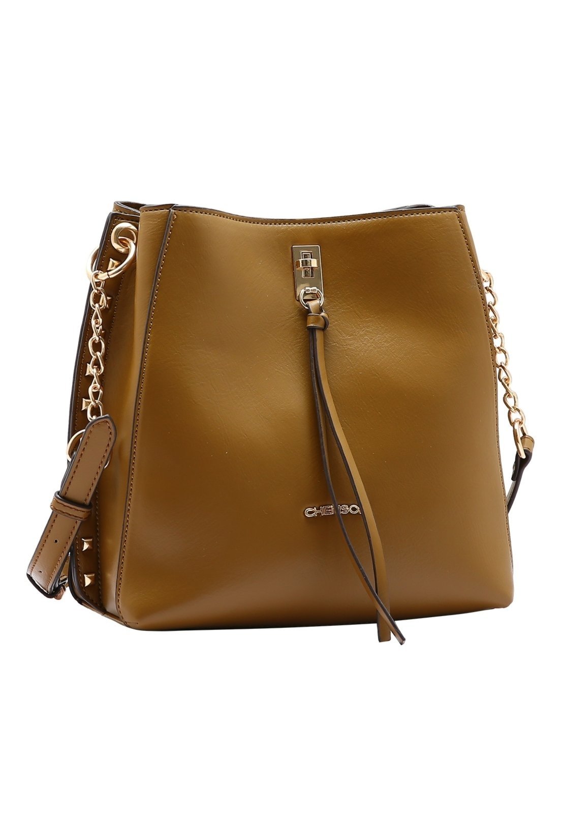 Bolsa Feminina Chenson Original Mini Rebites Transversal 3485015