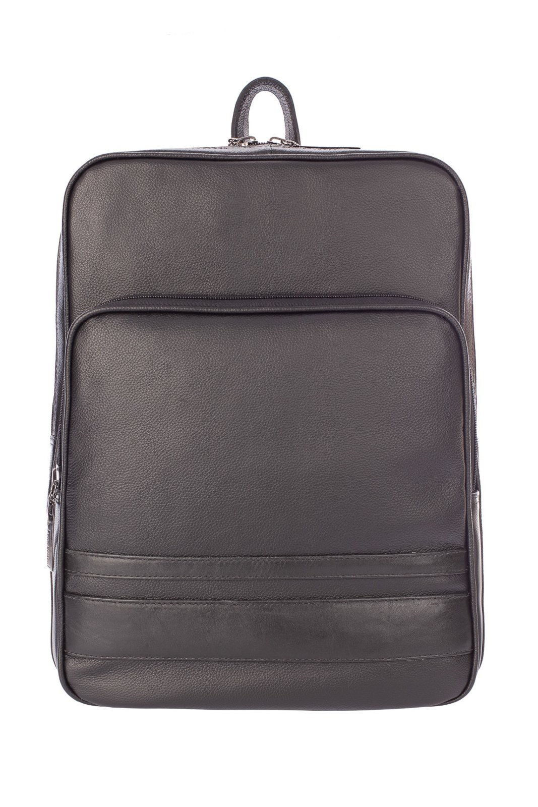 Mochila de couro Ricardo - Preta