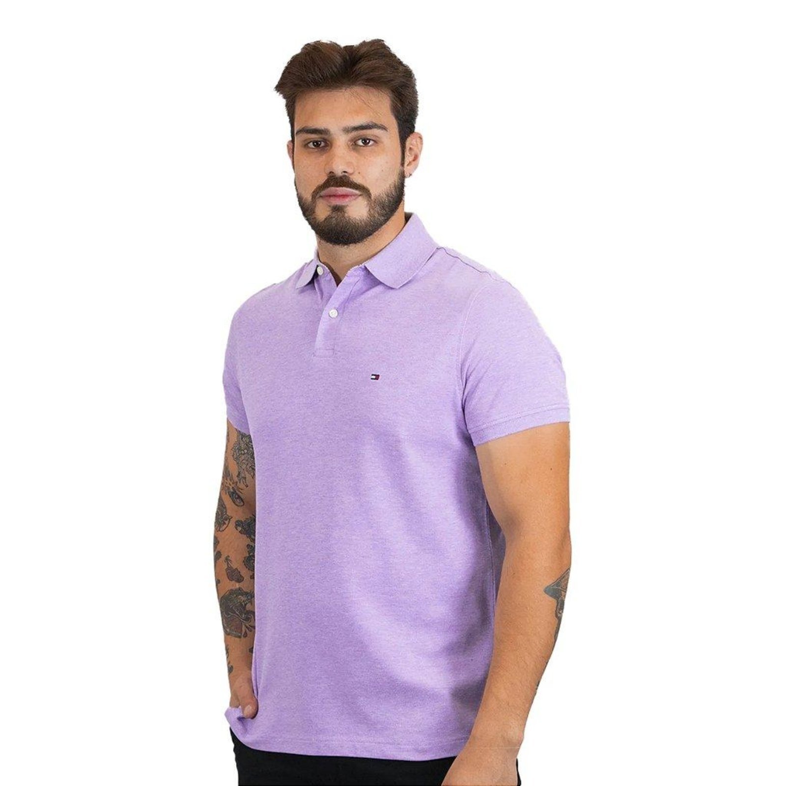 Vista 2 Camiseta Gola Polo Tommy Hilfiger Im 1985 Slim laranja Tommy Hilfiger laranja