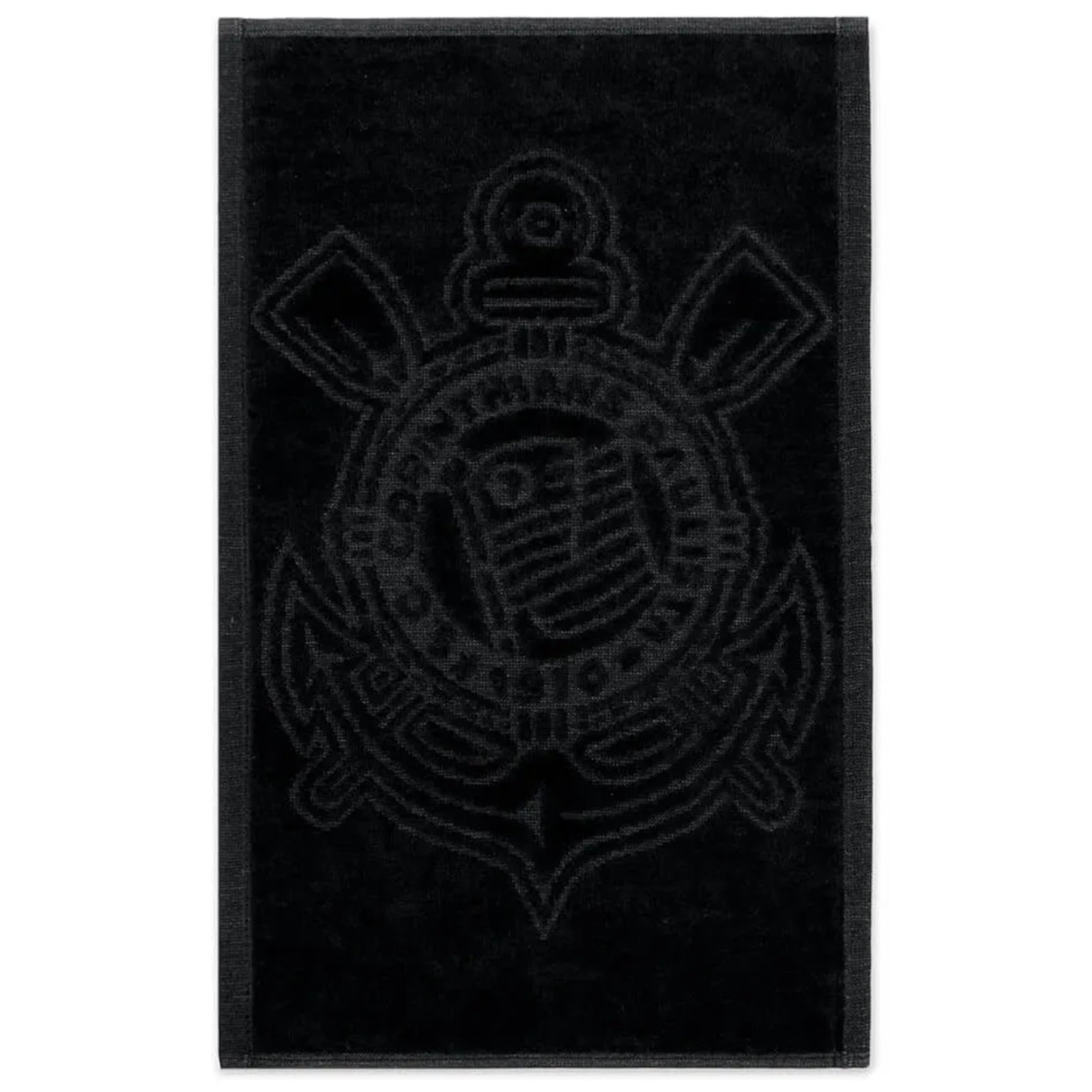 Toalha Social Academia Buettner Corinthians Algodão Preto
