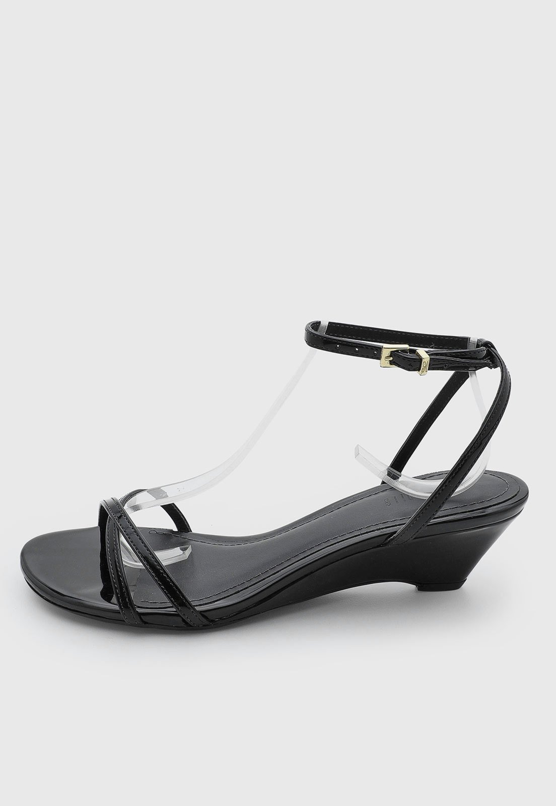 Sandália Feminina Santa Lolla Tiras Finas Preto