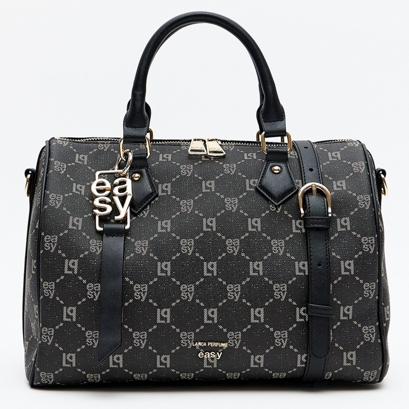 Bolsa Tote Easy Lança Perfume Monograma Pr27 Preto Feminino