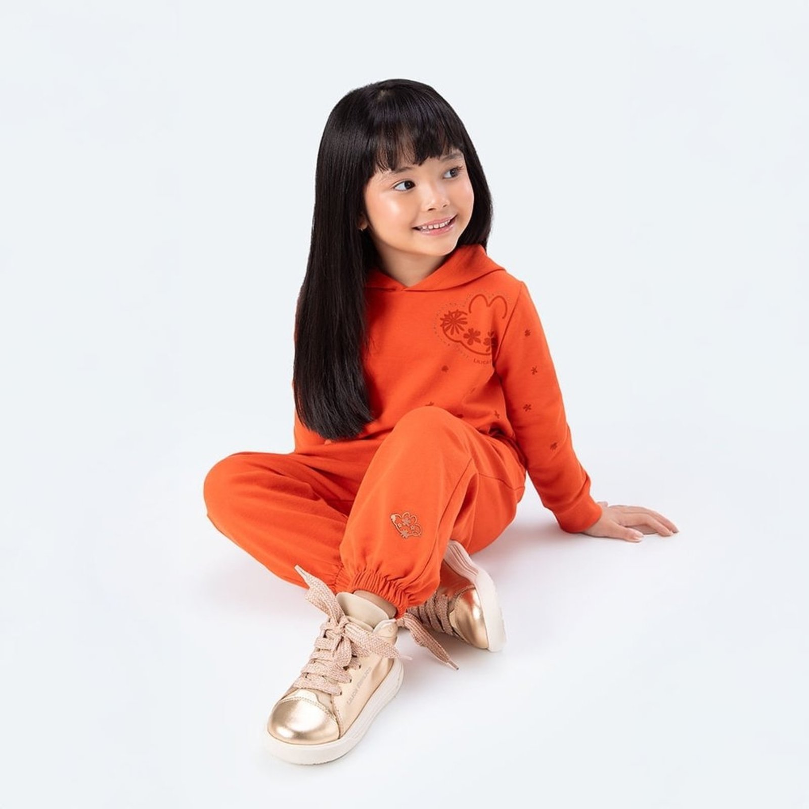 Infantil - Conjunto Longo Moletom Menina Lilica Ripilica