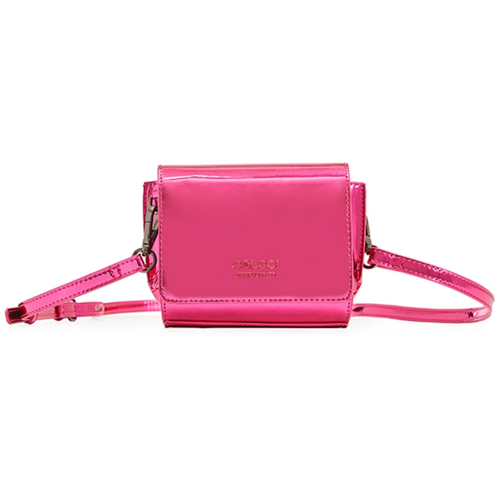 Bolsa Crossbody Colcci Mini Metal VE24 Rosa Feminino