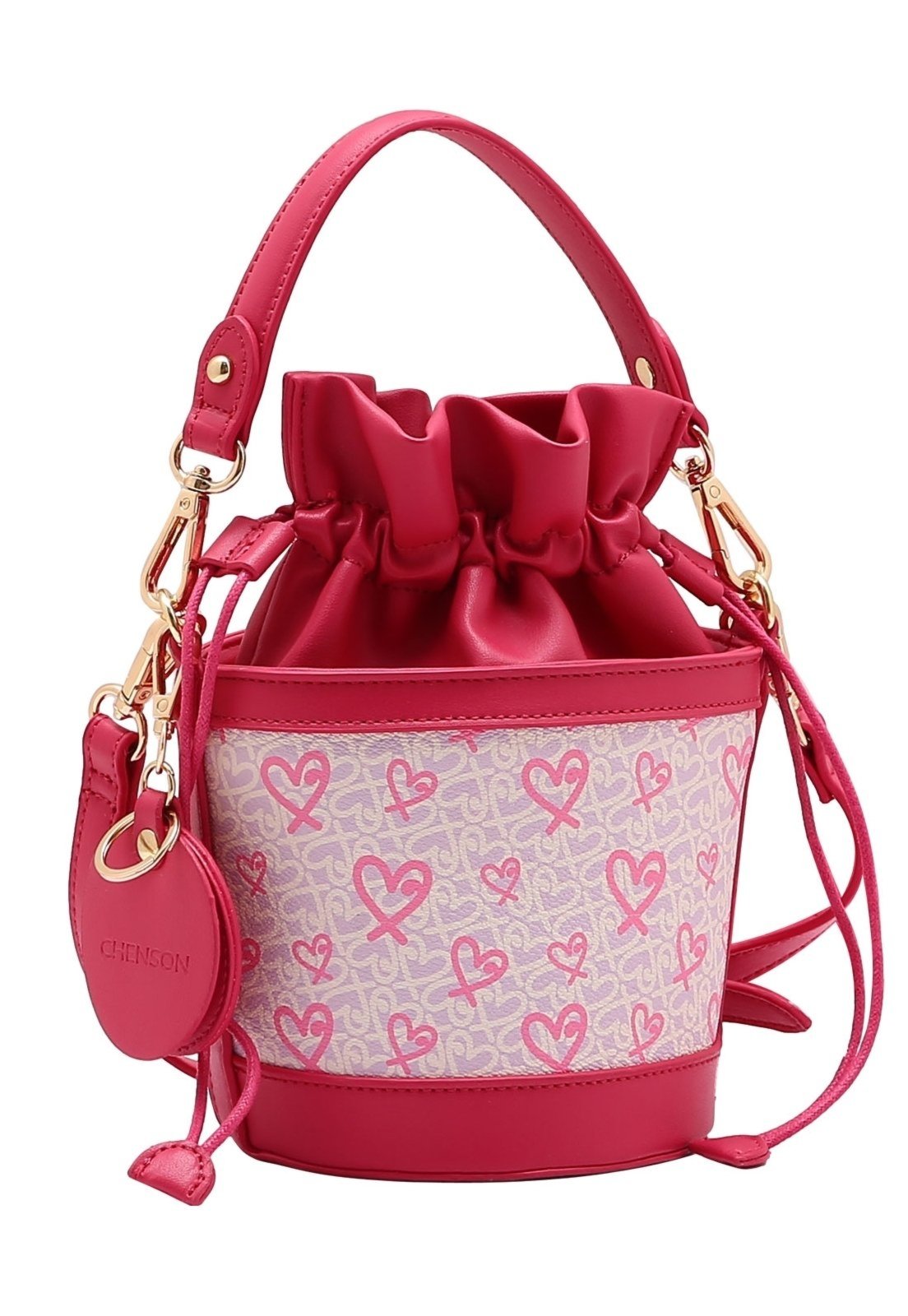 Bolsa Feminina Chenson Original Little Heart Saco 3484966