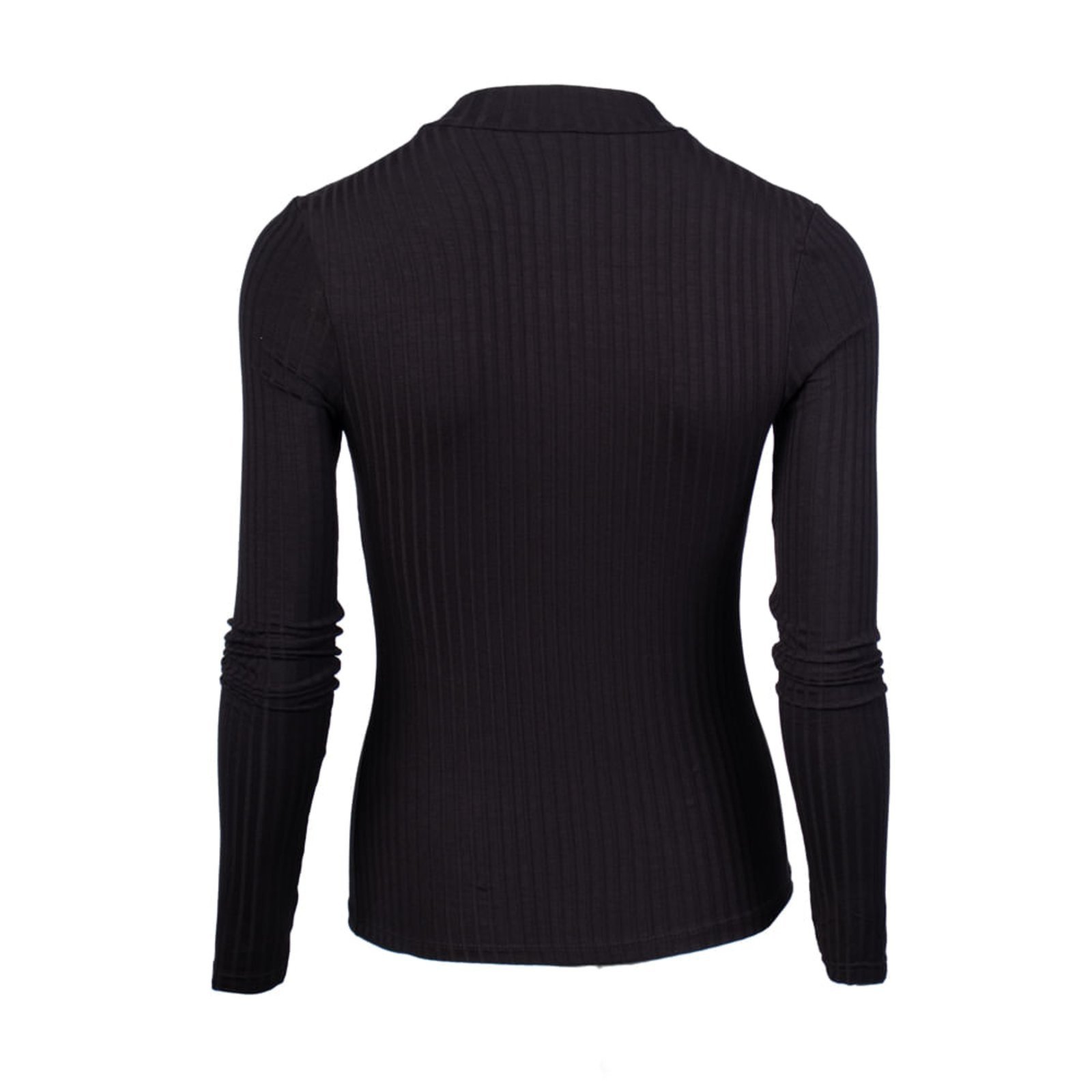 Vista 3 Blusa Feminina Habana Canelada preto Habana preto