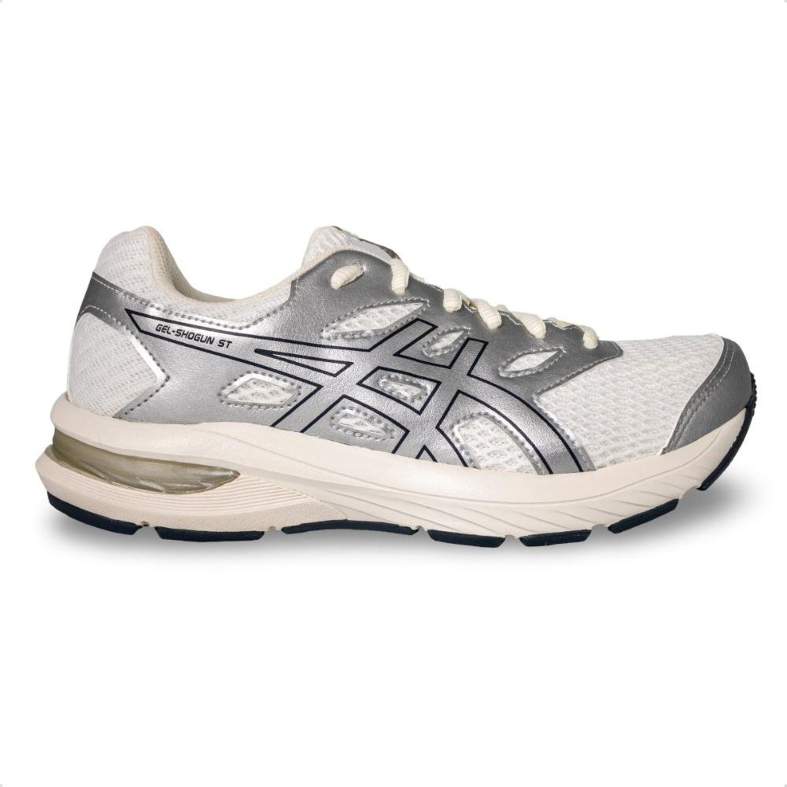 Tênis Asics Feminino Gel-Shogun ST Corrida Off-white