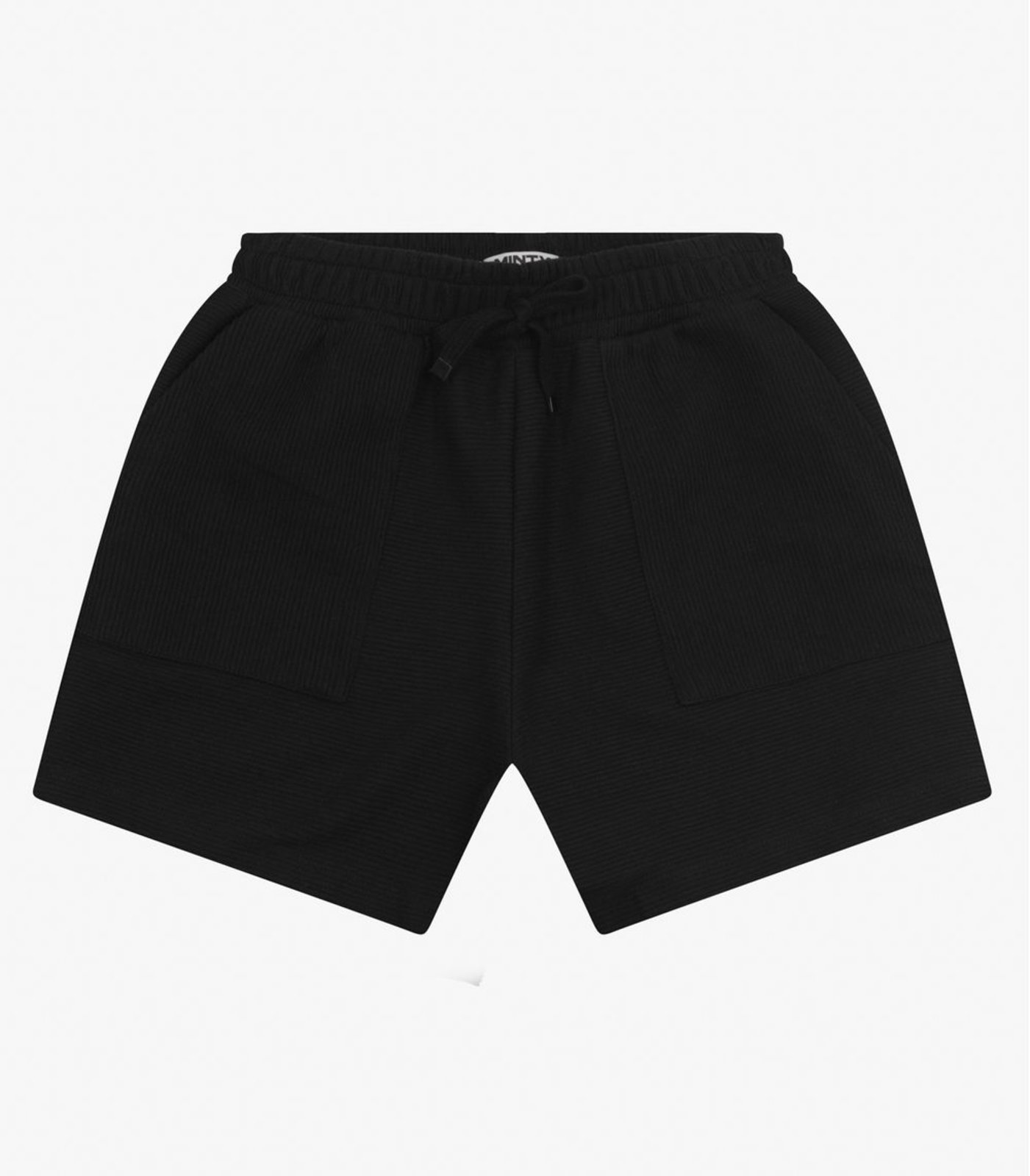 Infantil - Shorts Juvenil Feminino em Moletinho Minty Preto
