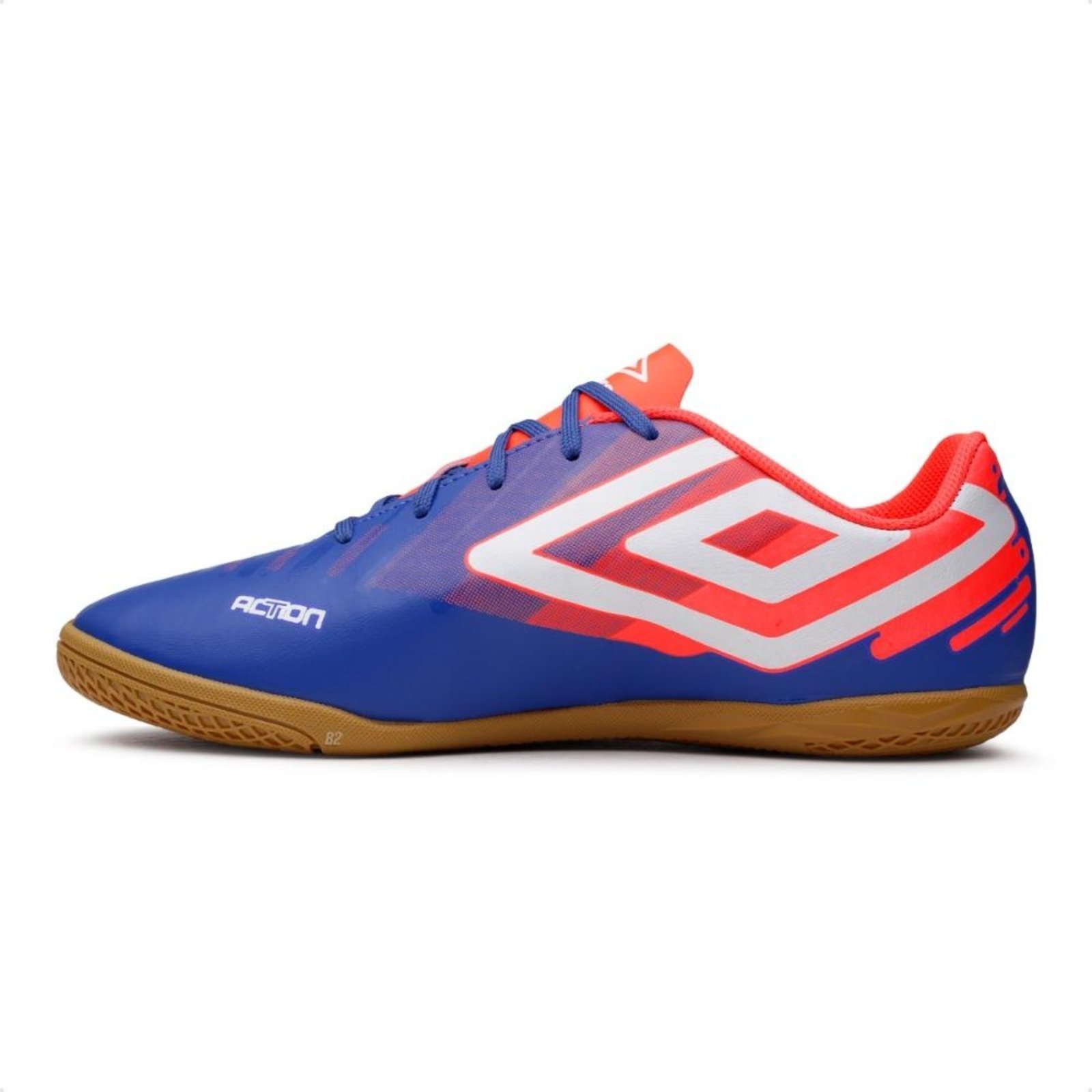 Vista 3 Chuteira Futsal Umbro Action Masculino preto Umbro preto