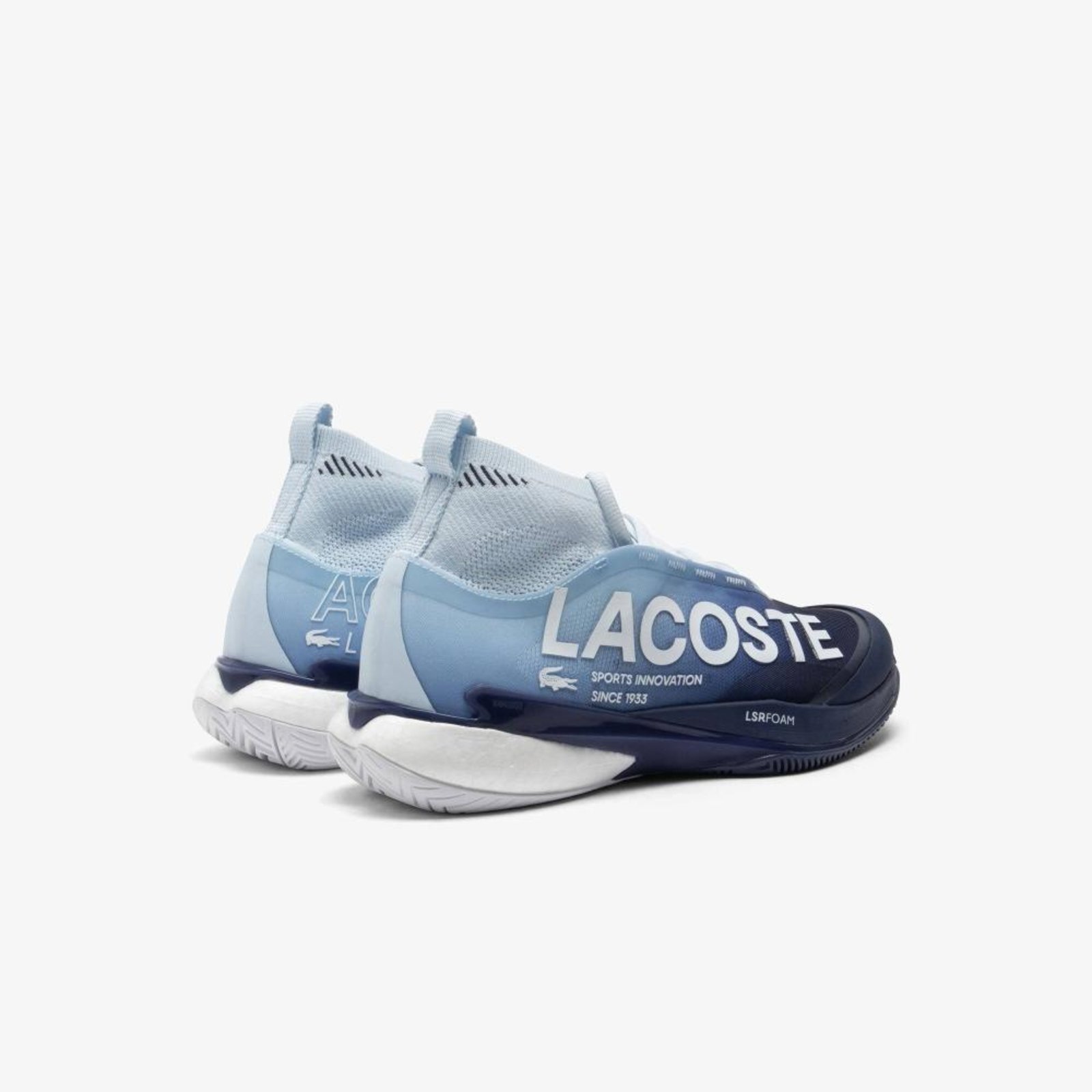 Vista 3 Tênis Lacoste Lacoste de Tênis Lacoste femininas AG-LT25 Lite Sock azul Lacoste azul