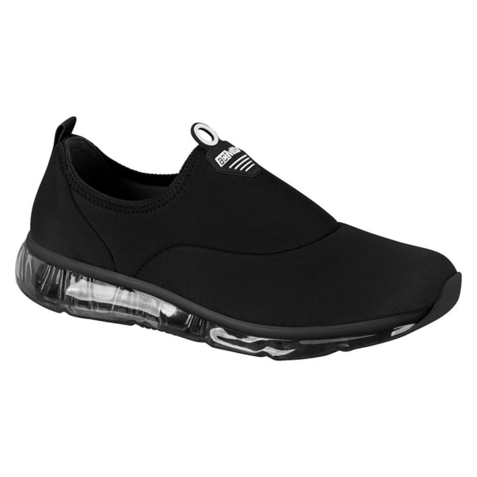 Tênis Actvitta Slip On Confort 4215.1004 Actvitta Preto