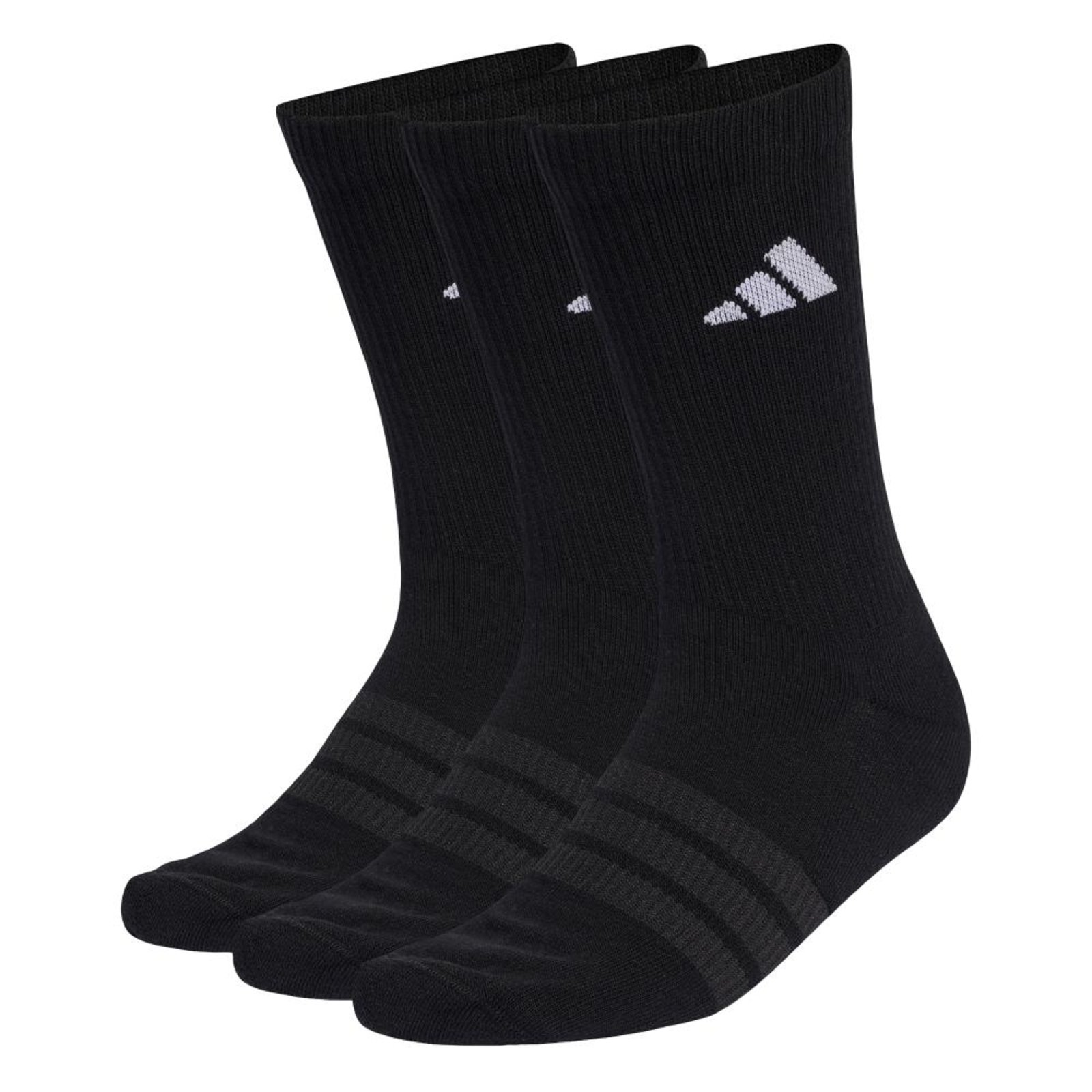 MEIAS ESPORTIVAS ACOLCHOADAS 3 PARES adidas Performance Preto