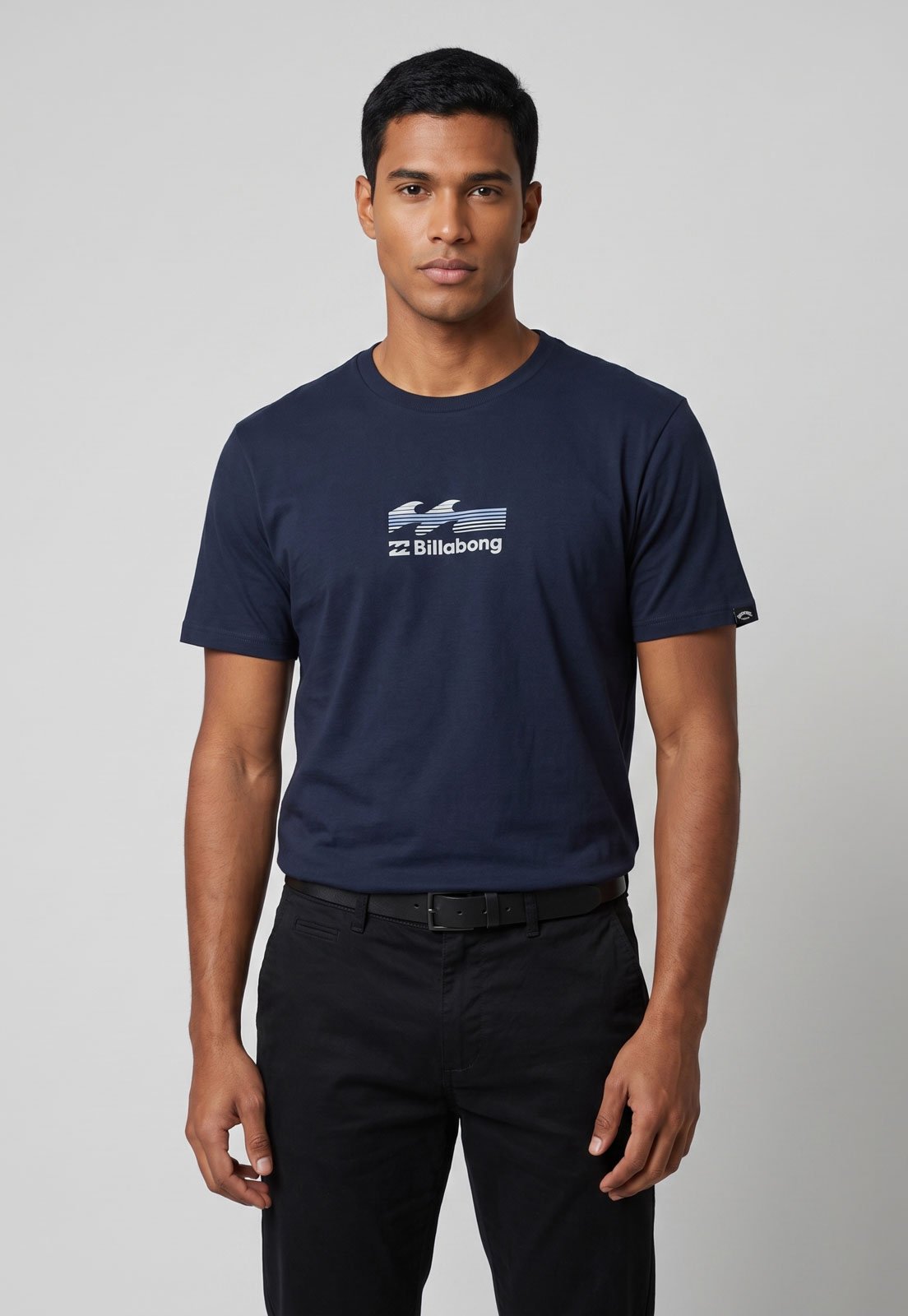 Camiseta Masculina Billabong Runner Azul Marinho