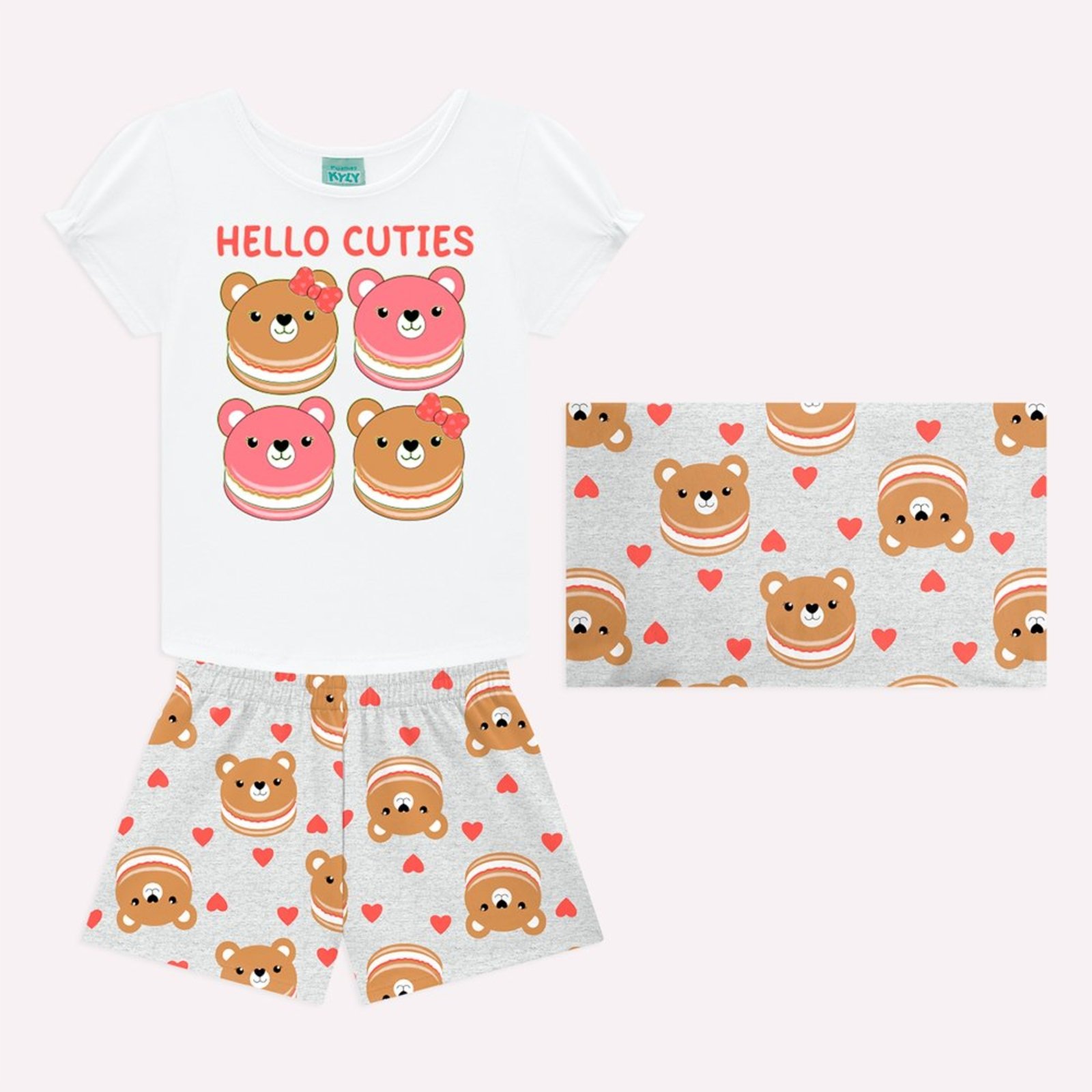 Pijama Menina Ursinhos Kyly