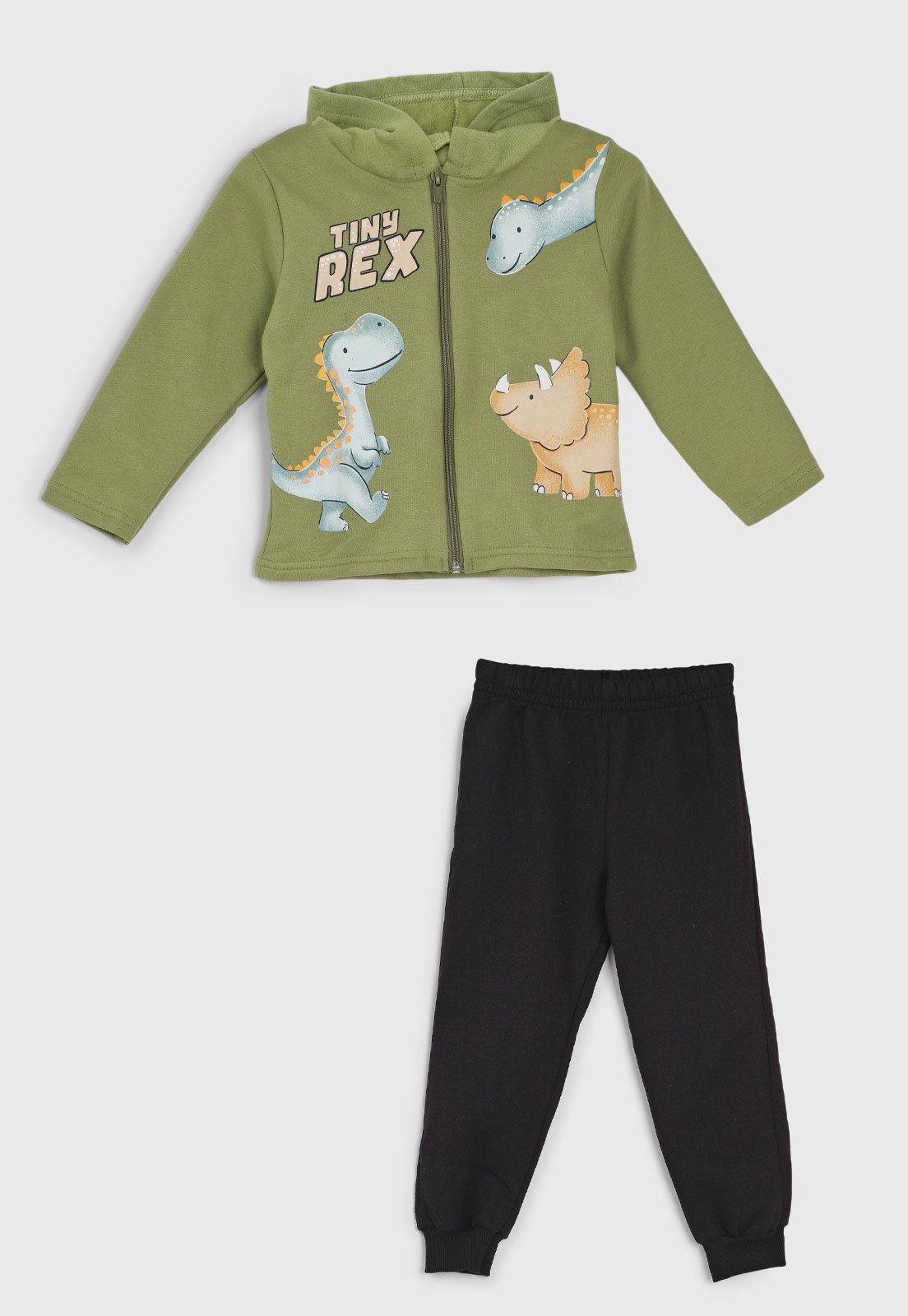 Conjunto Brandili Dinossauro Verde
