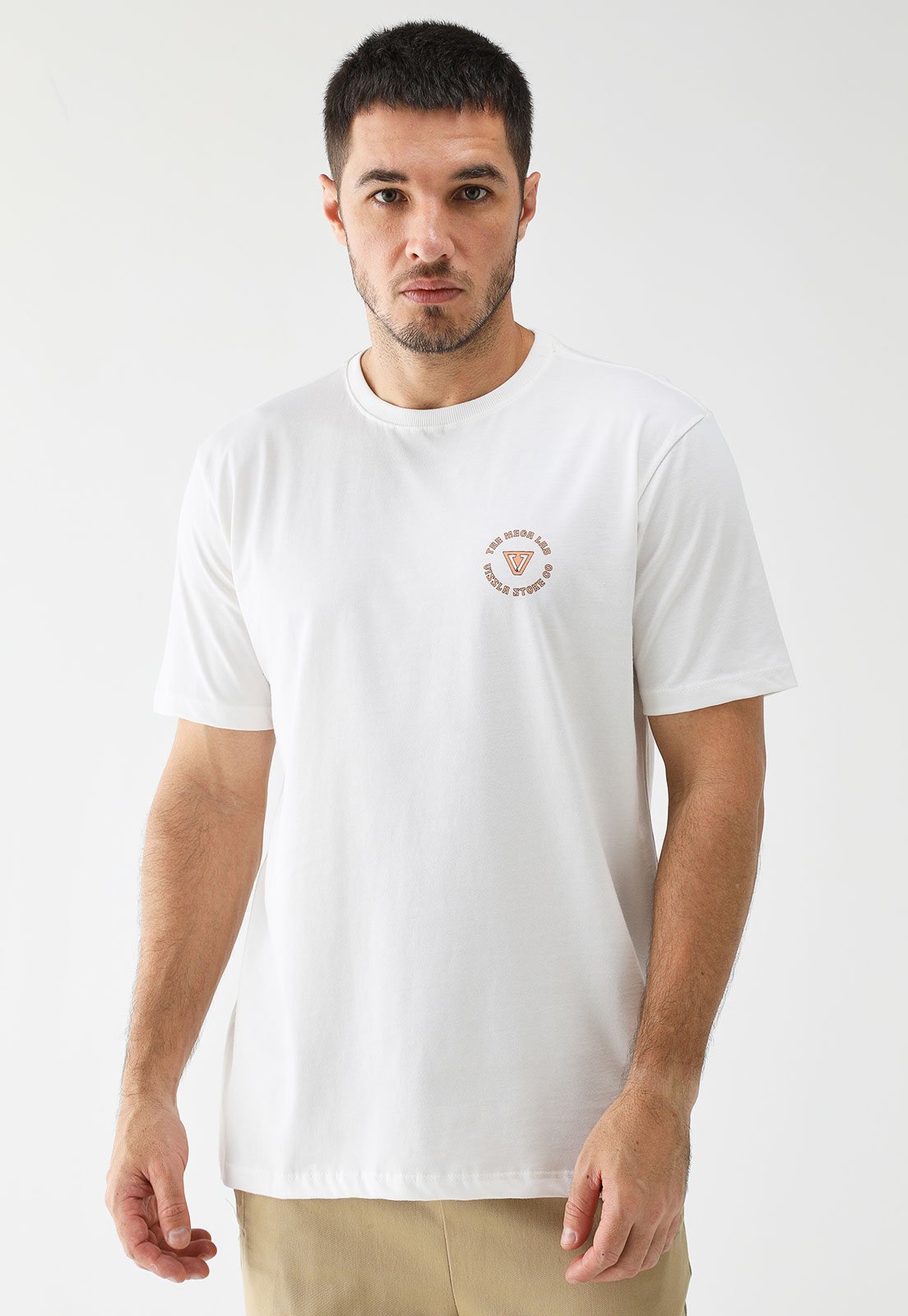 Camiseta Vissla Reta Mega Lab II Off-White