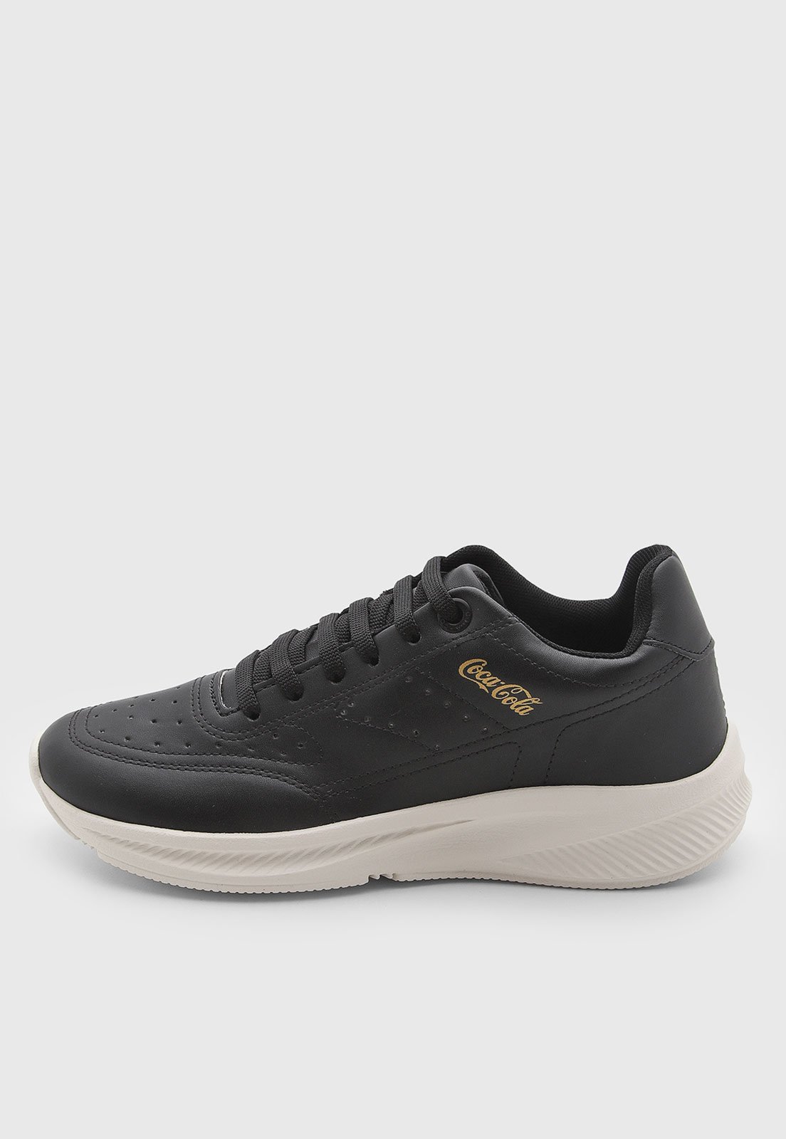 Tênis Masculino Coca Cola Casual Logo Preto