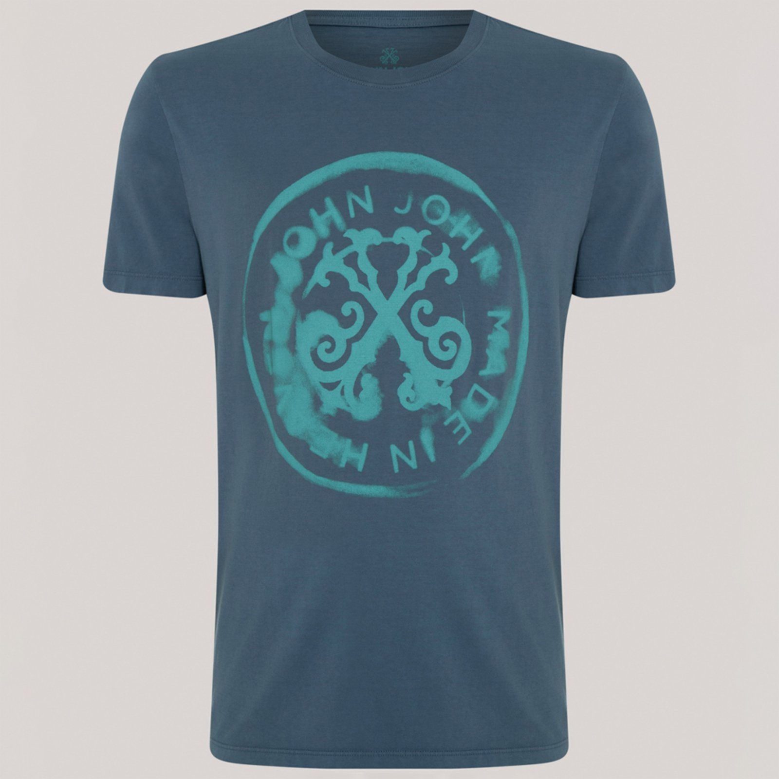 Camiseta John John Smoking Ve26 Azul Masculino