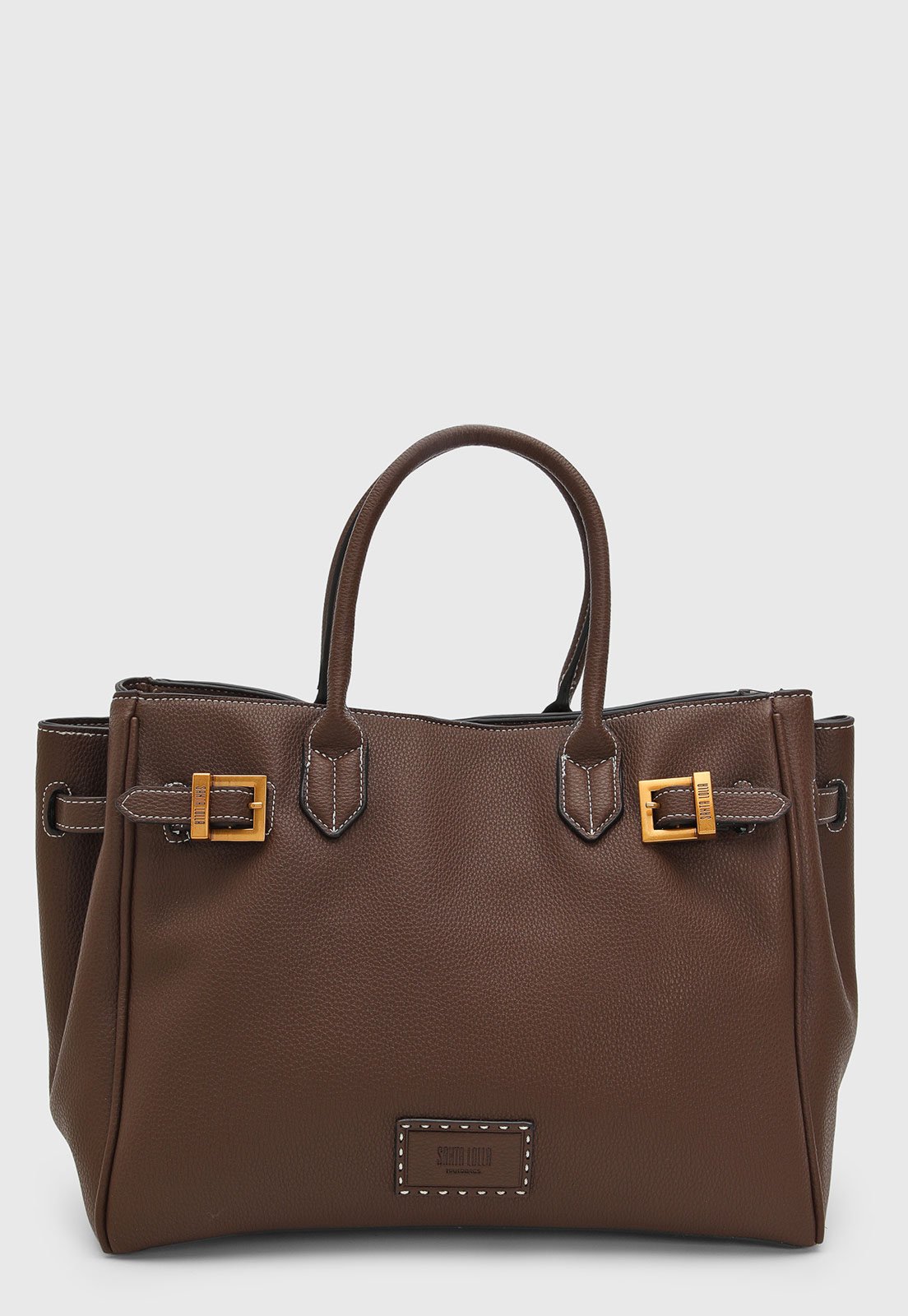 Bolsa Grande Santa Lolla Texturizada Marrom