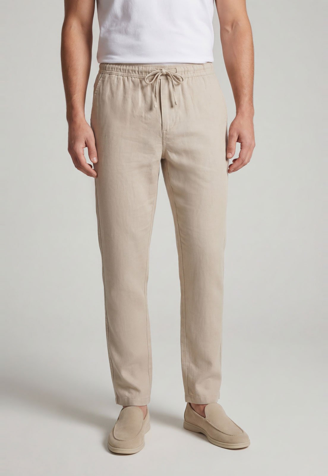 Calça Masculina Aeropostale Linho Bege