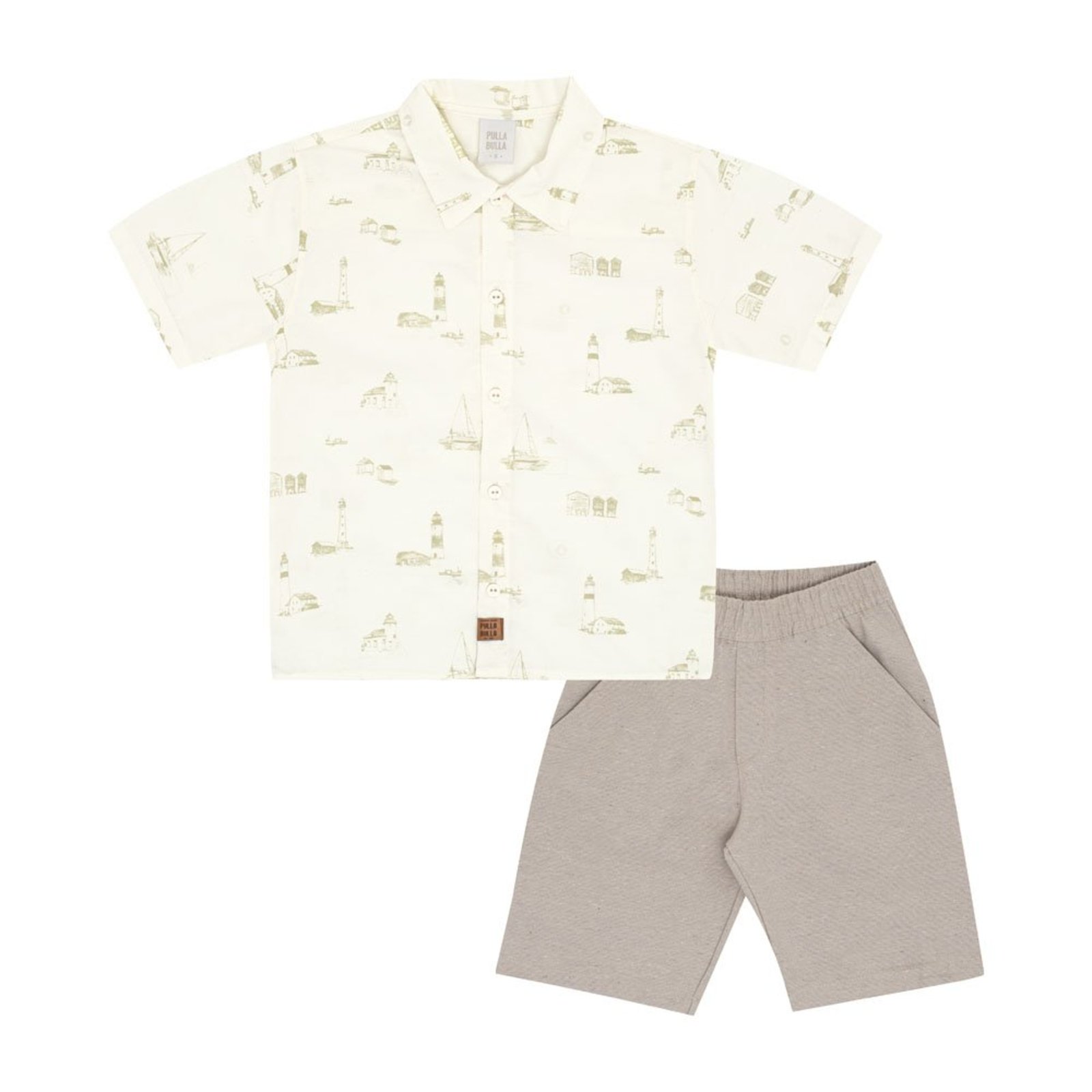 Infantil - Conjunto Menino - Verde - 52377-1329