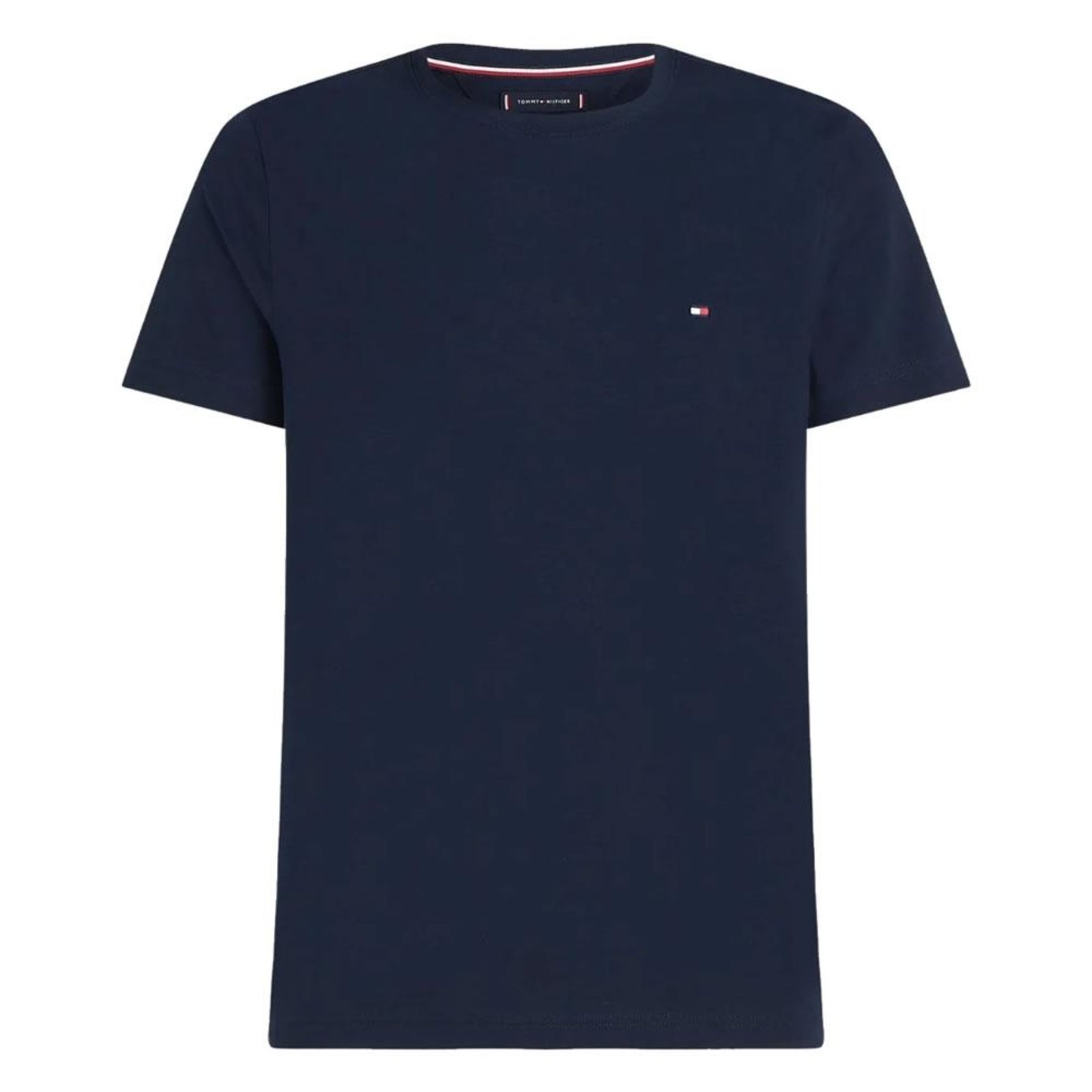 Vista 2 Camiseta Tommy Hilfiger Stretch Slim Fit Masculina Azul azul marinho Tommy Hilfiger azul marinho